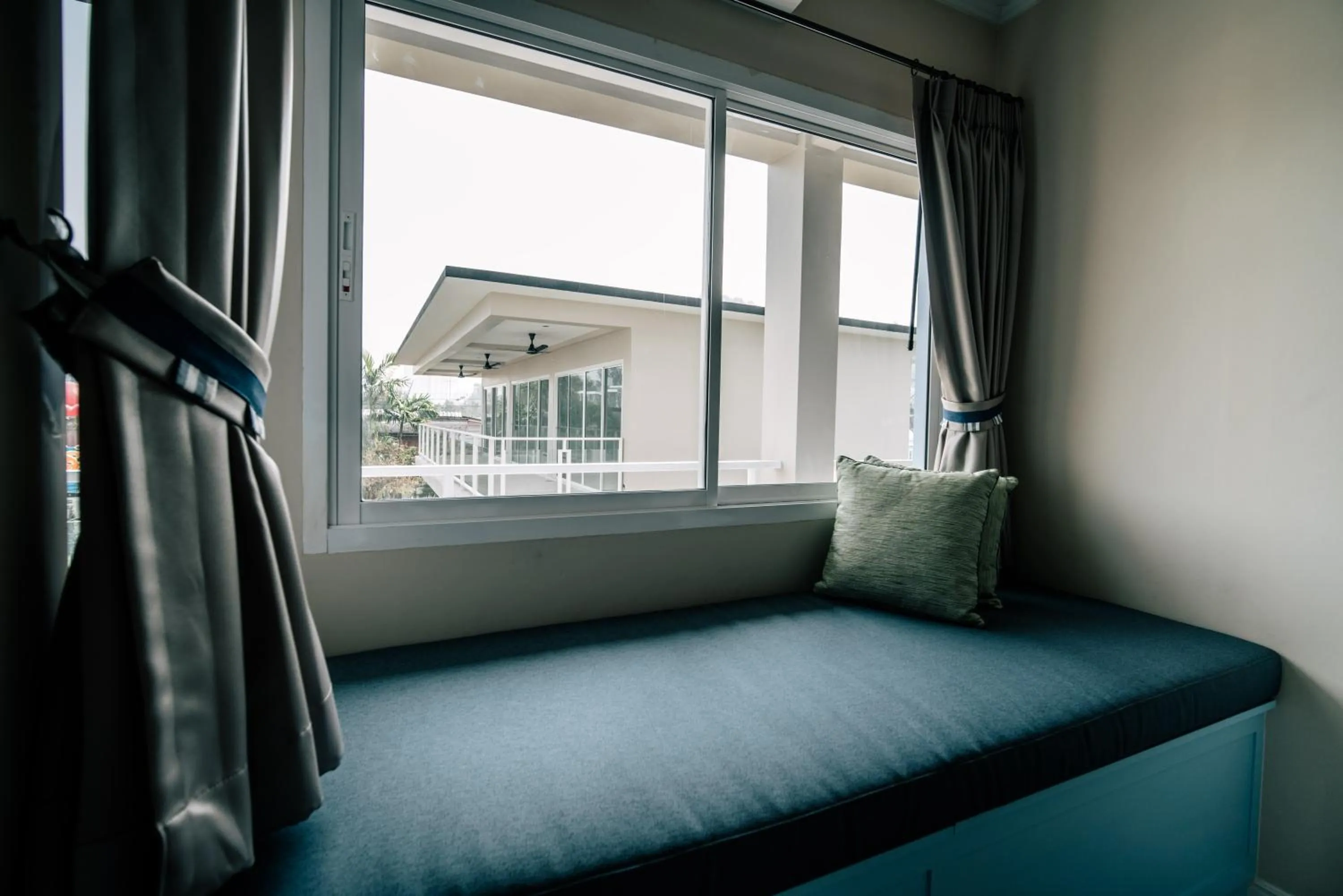 Bed in Surf and Sand Resort