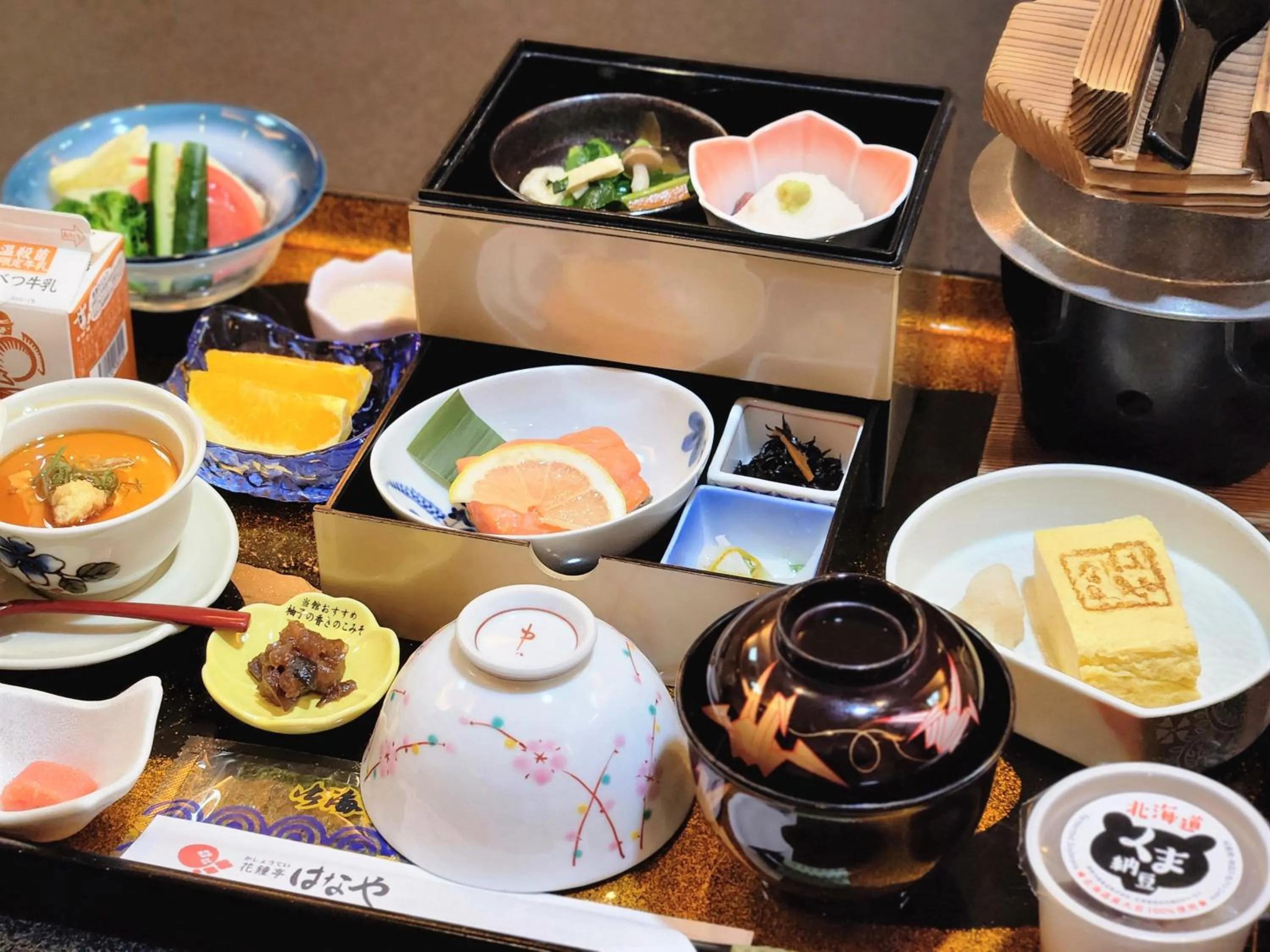 Breakfast in Kashoutei Hanaya