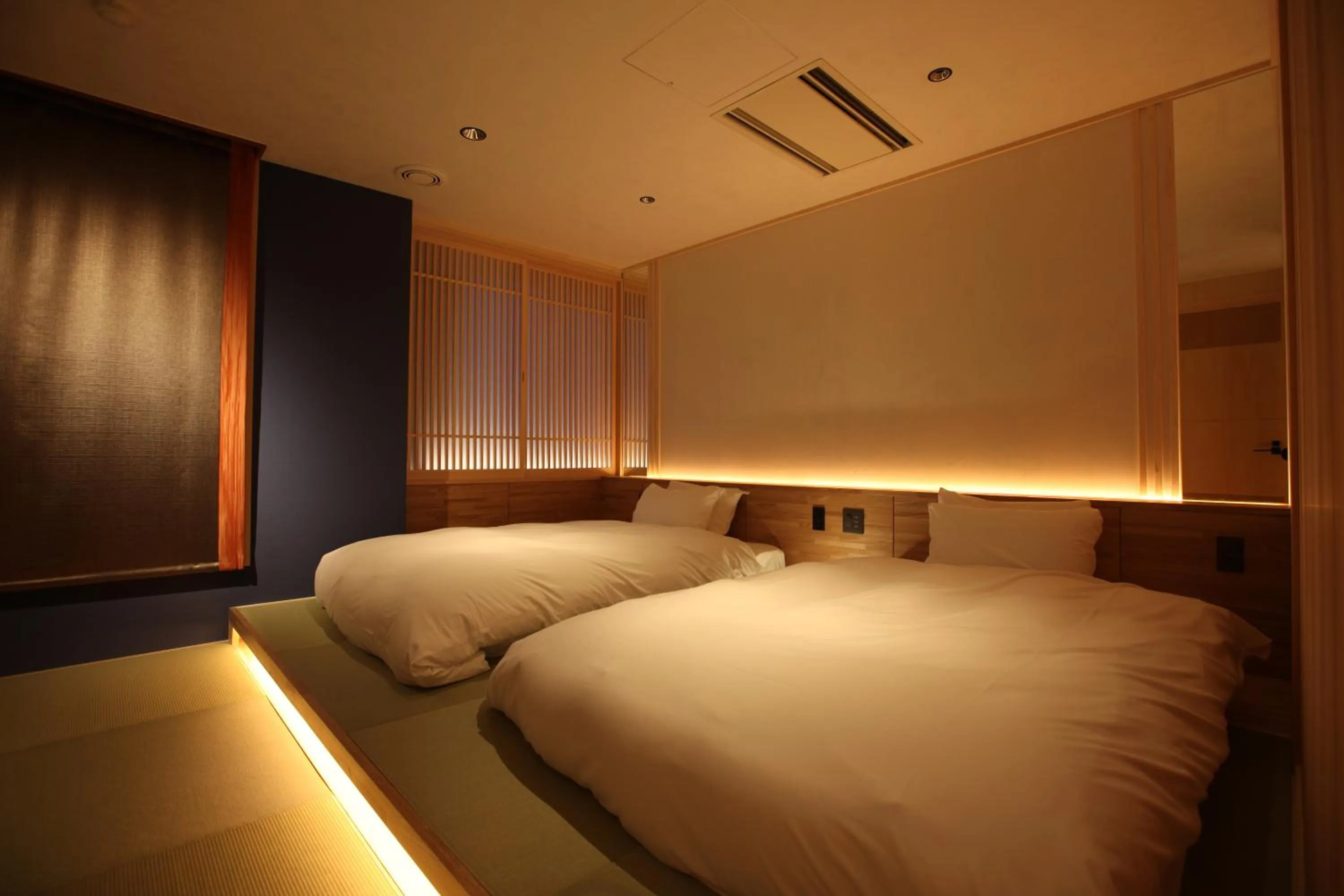 Photo of the whole room, Bed in Kashoutei Hanaya