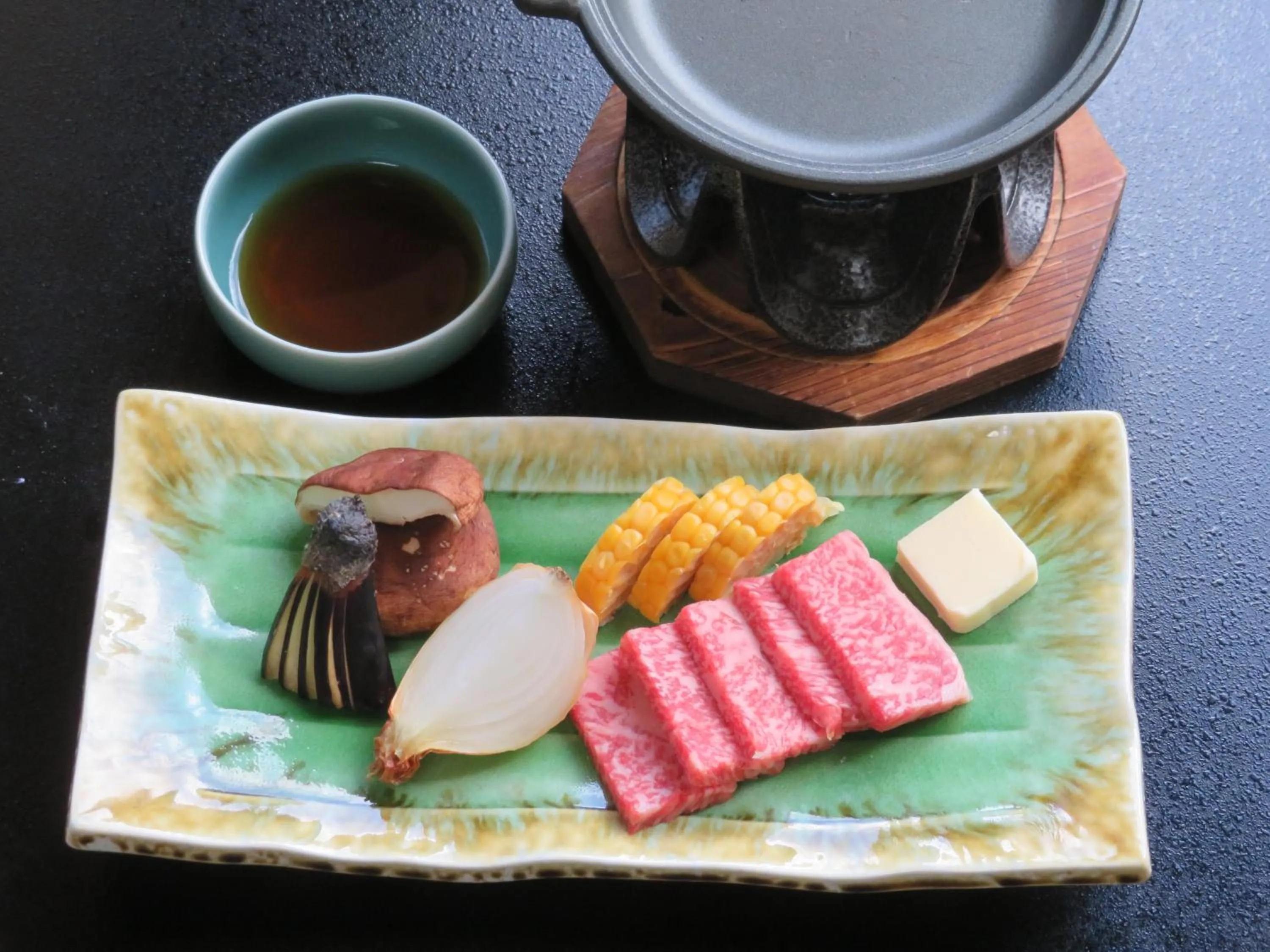Food close-up in Kashoutei Hanaya
