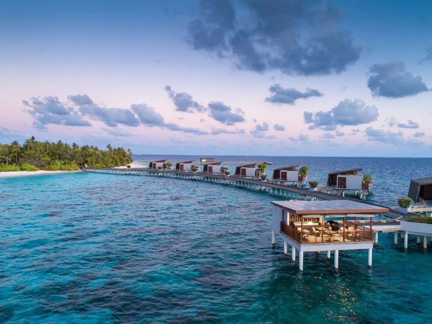 Property building in Park Hyatt Maldives Hadahaa