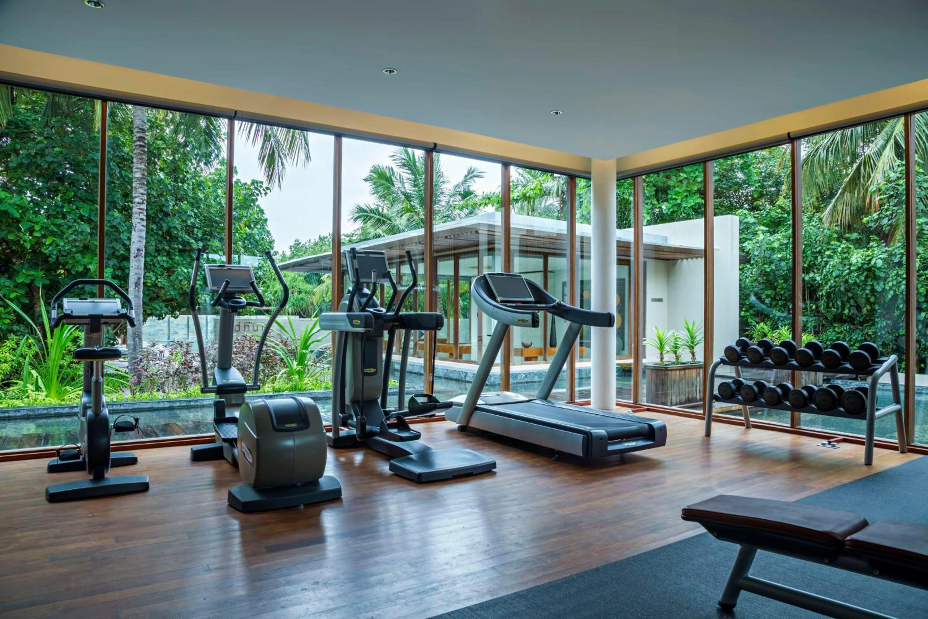 Fitness centre/facilities in Park Hyatt Maldives Hadahaa