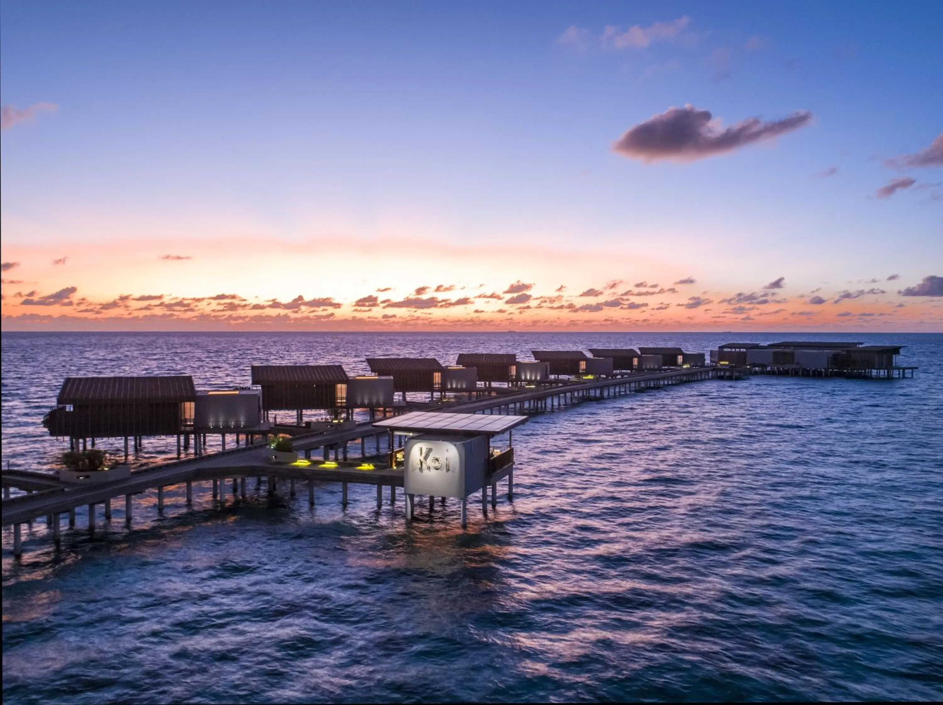 Sunrise in Park Hyatt Maldives Hadahaa