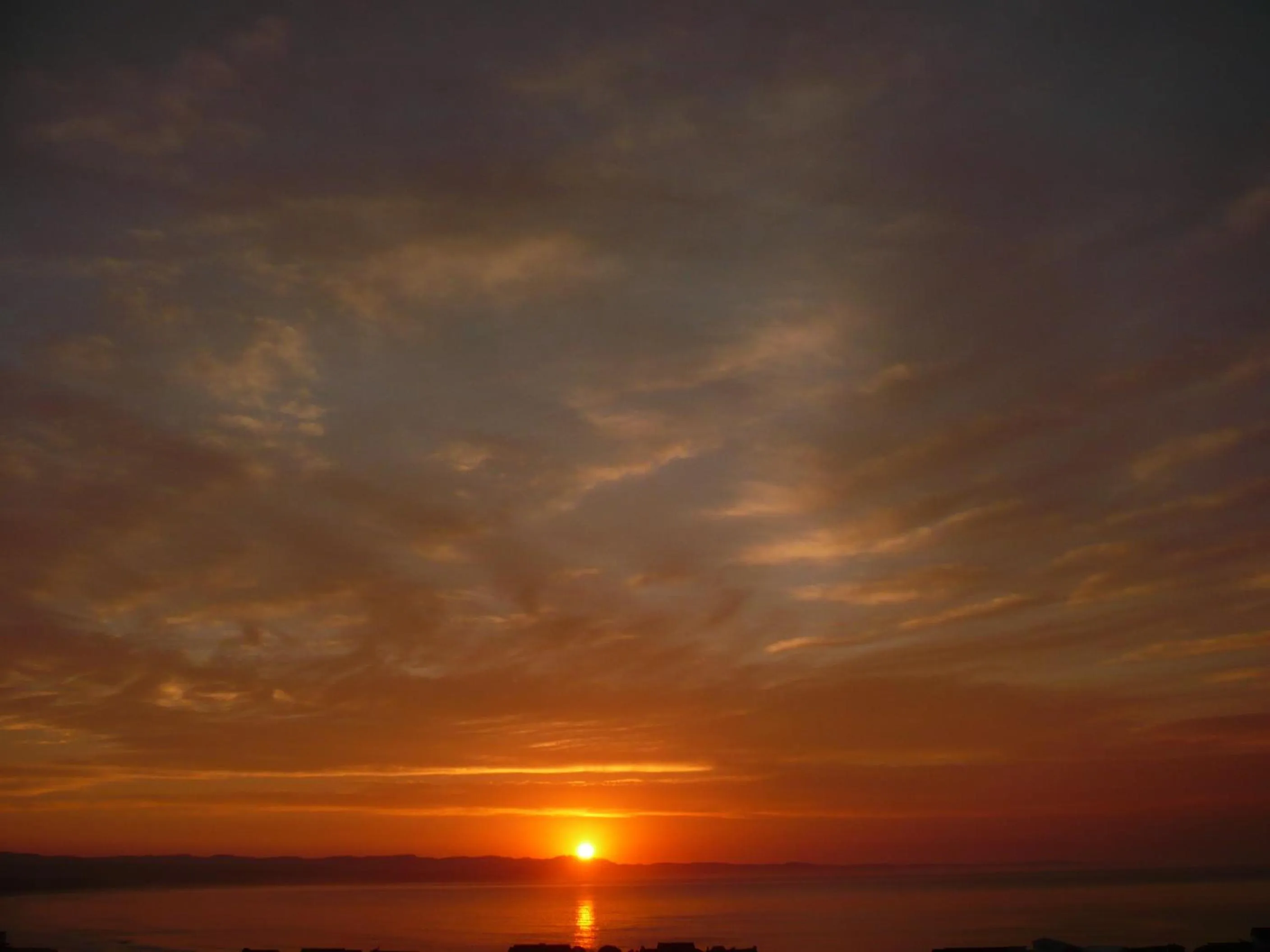 Sunset in A1 Kynaston Guest House bed and breakfast or self catering