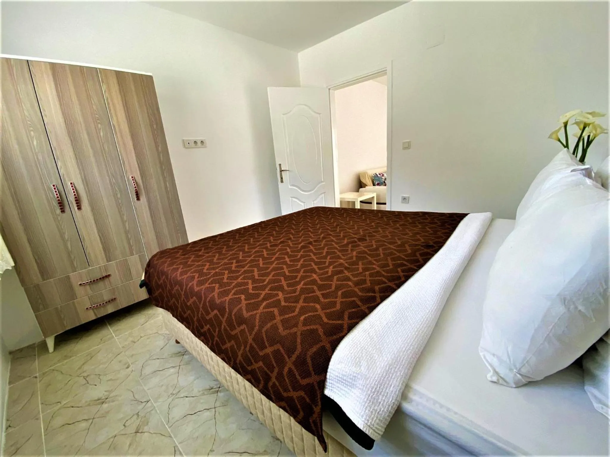 Bed in Gurkan Apart Hotel