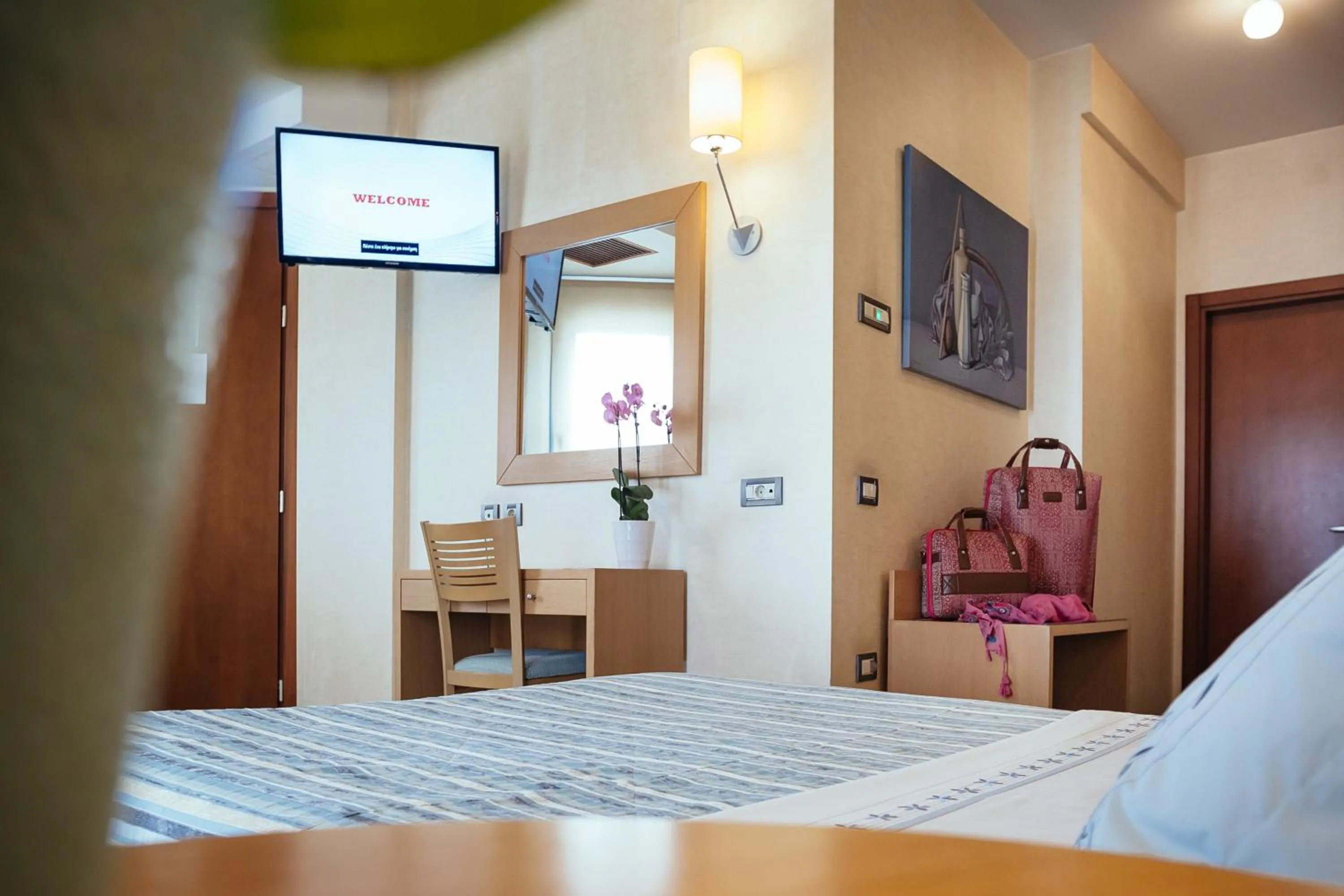 People, Bed in Alexandros Boutique Hotel