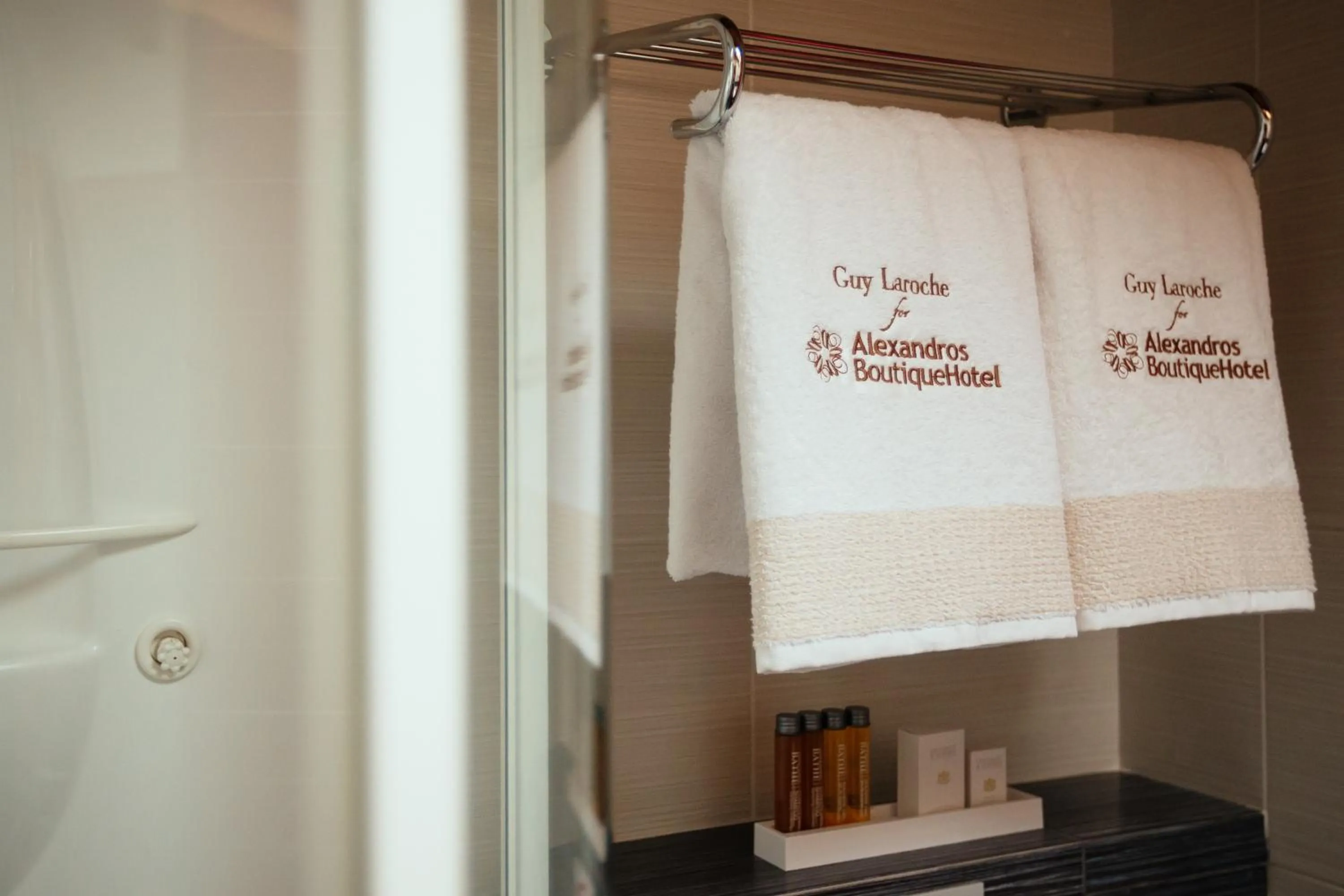 Bathroom in Alexandros Boutique Hotel