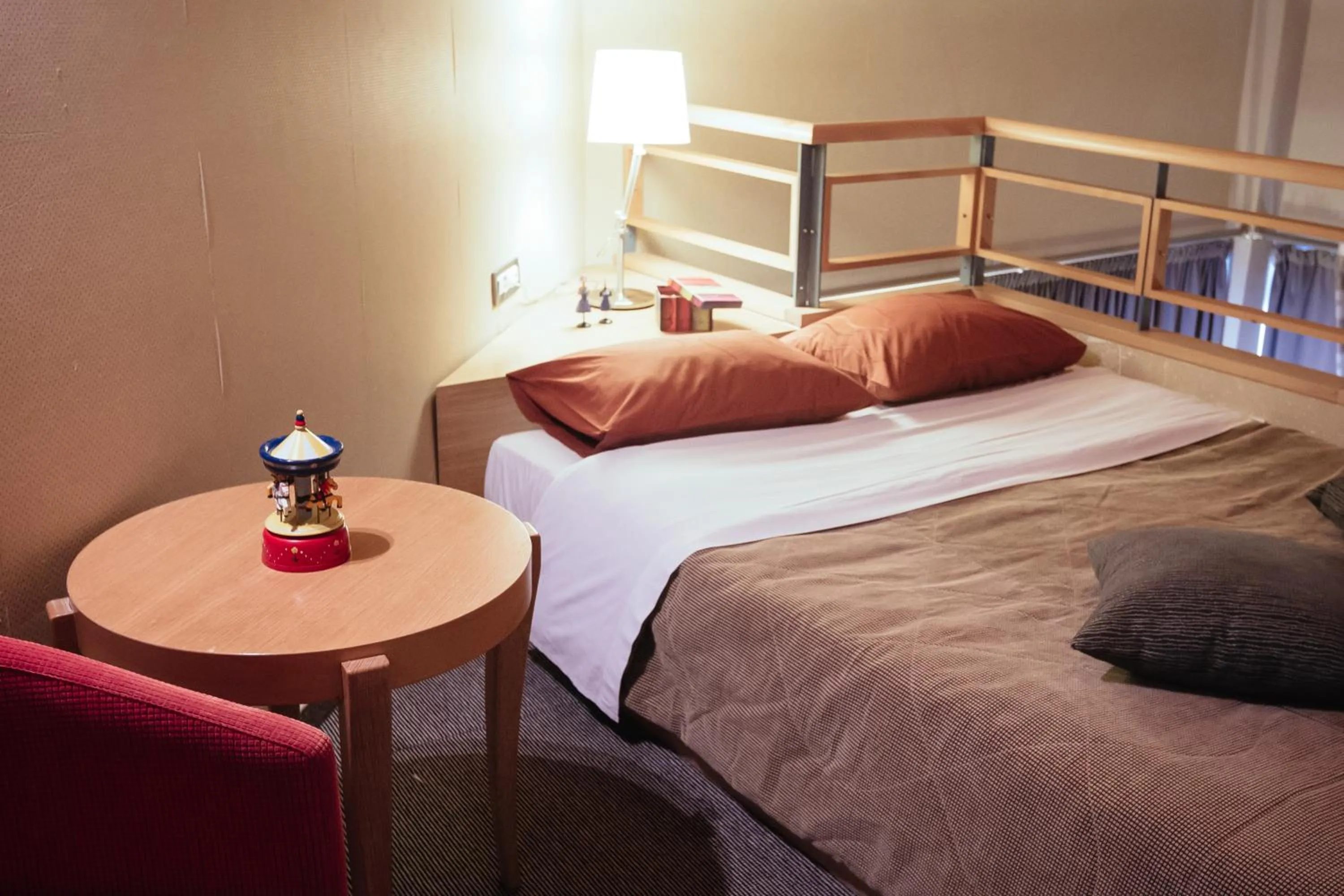 Decorative detail, Bed in Alexandros Boutique Hotel