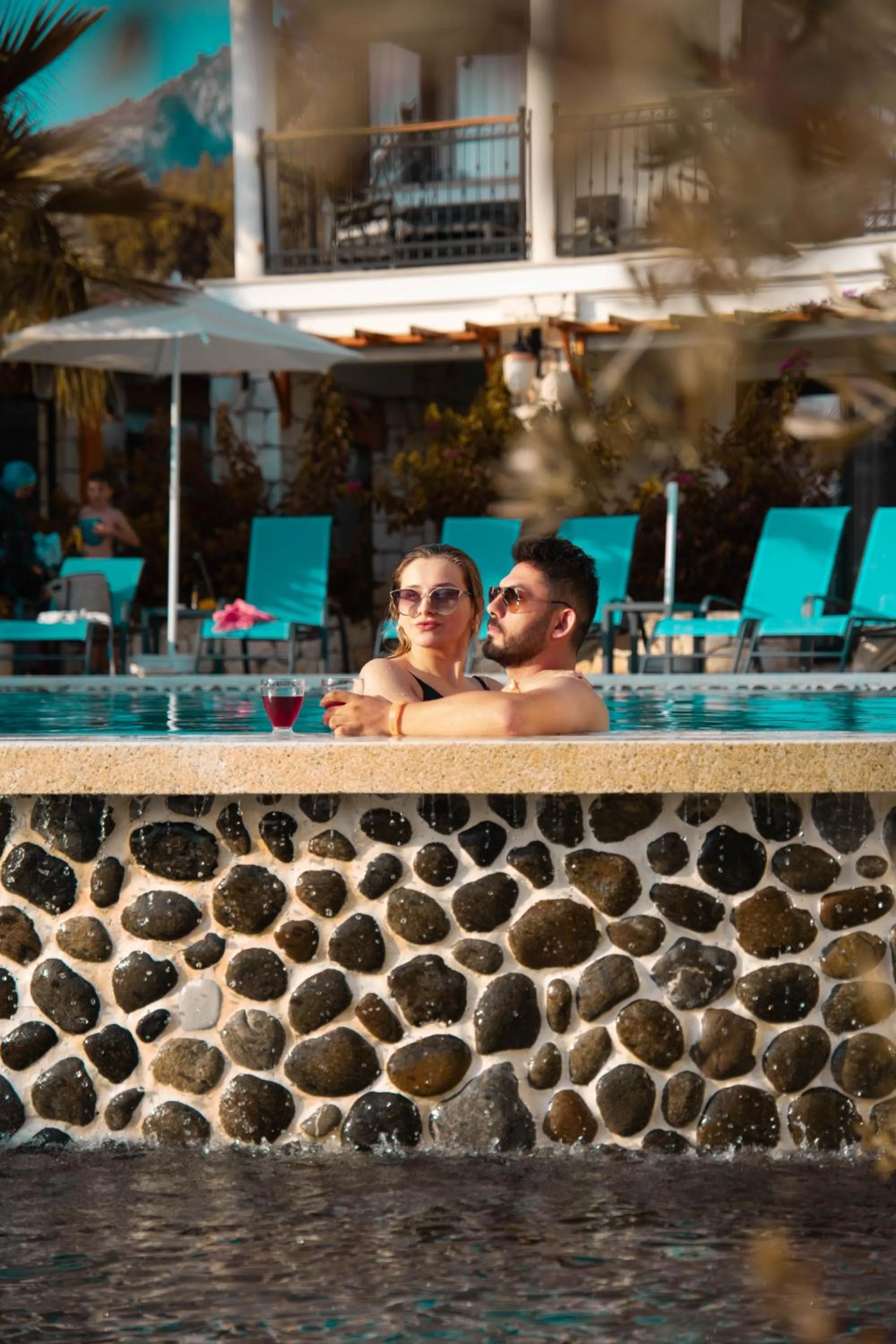 Swimming pool in Perdikia Hill Hotel And Villas