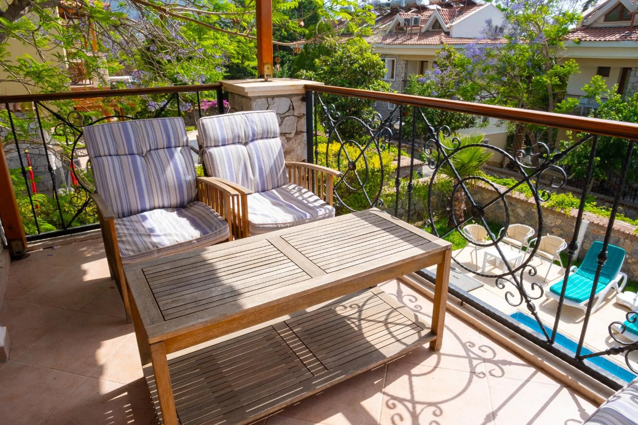 Balcony/Terrace in Perdikia Hill Hotel And Villas