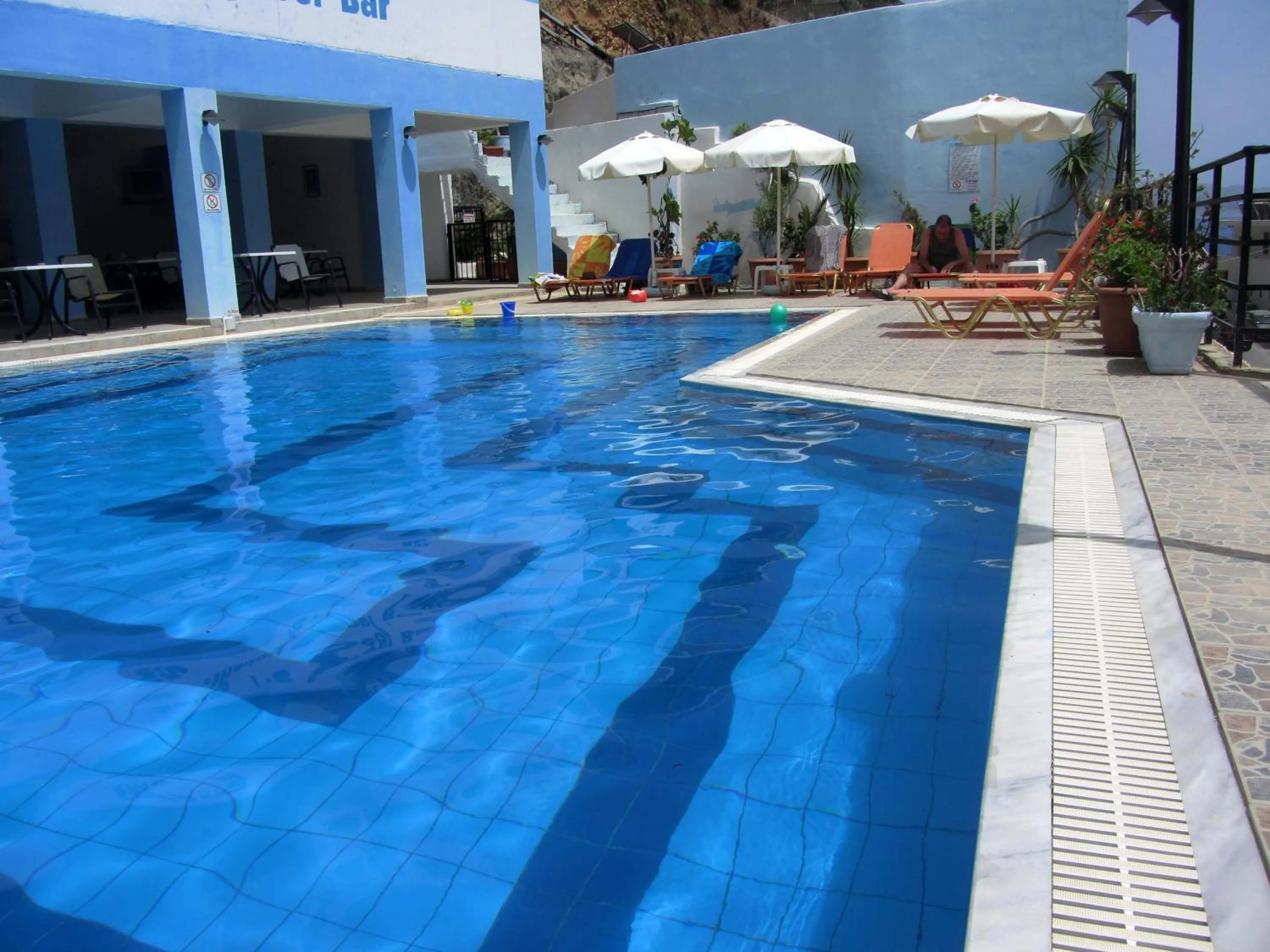 Swimming pool in Petra Hotel
