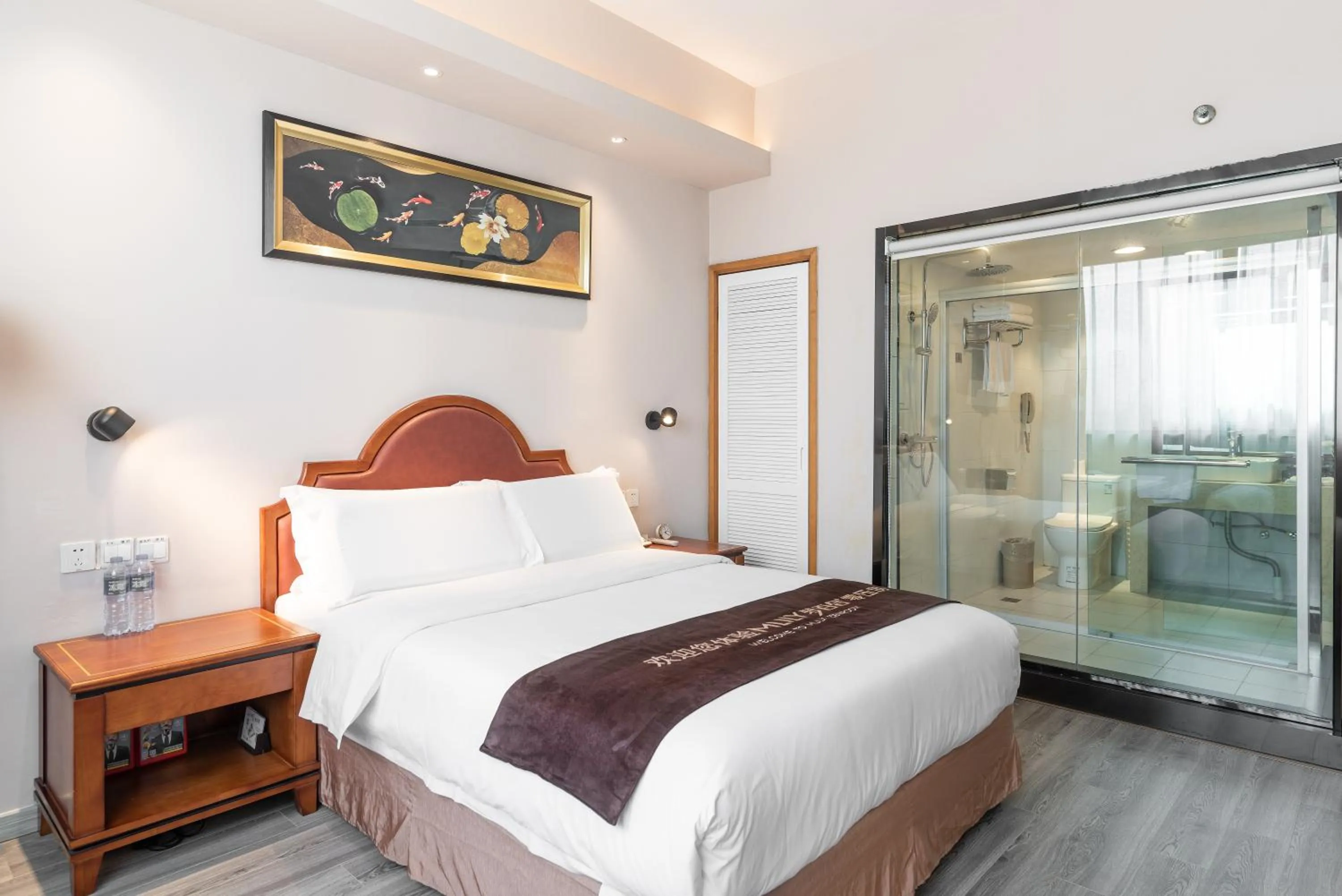 Bedroom, Bed in Jinling Mansion Nanjing