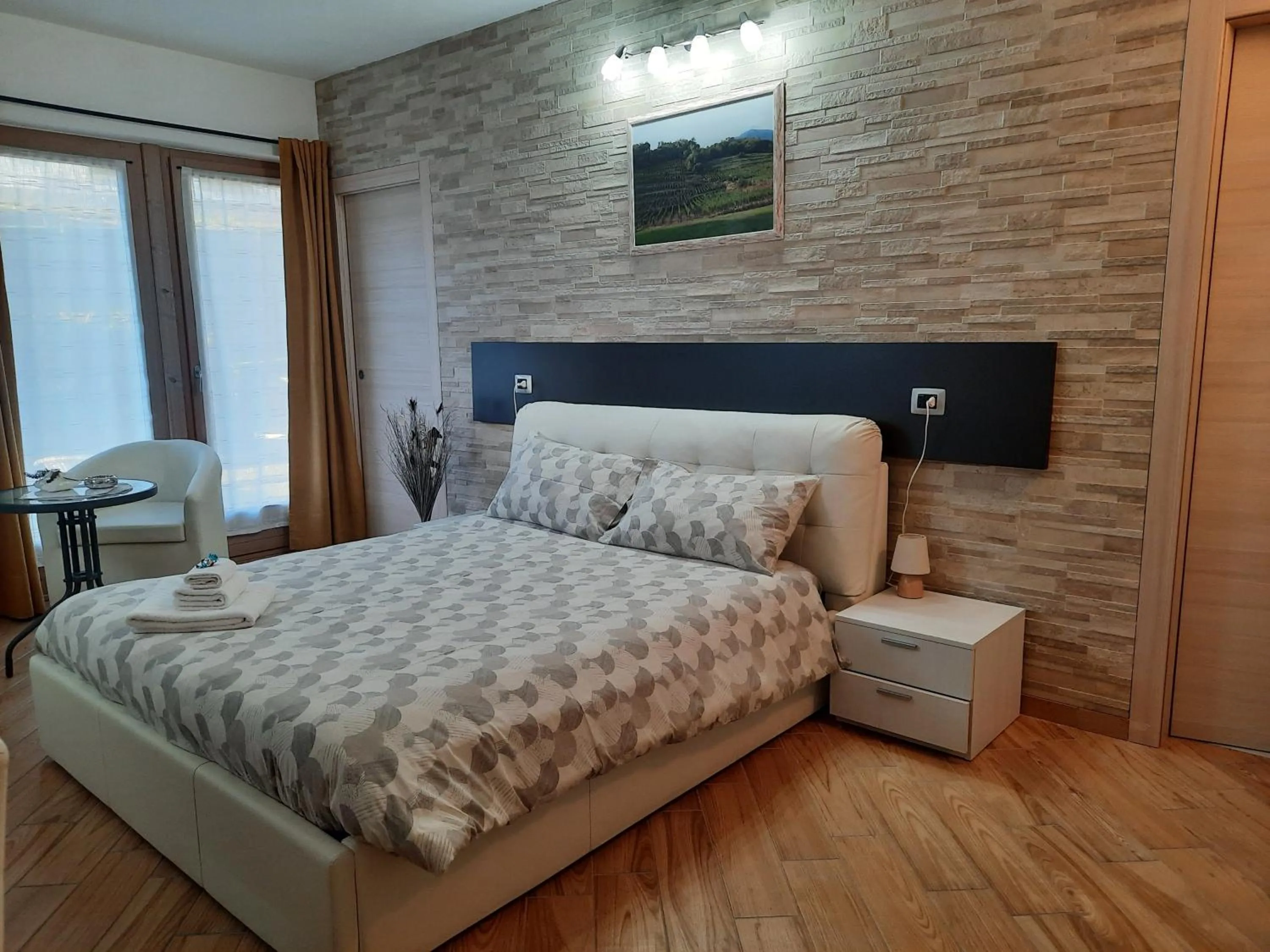 towels, Bed in Il Vigneto