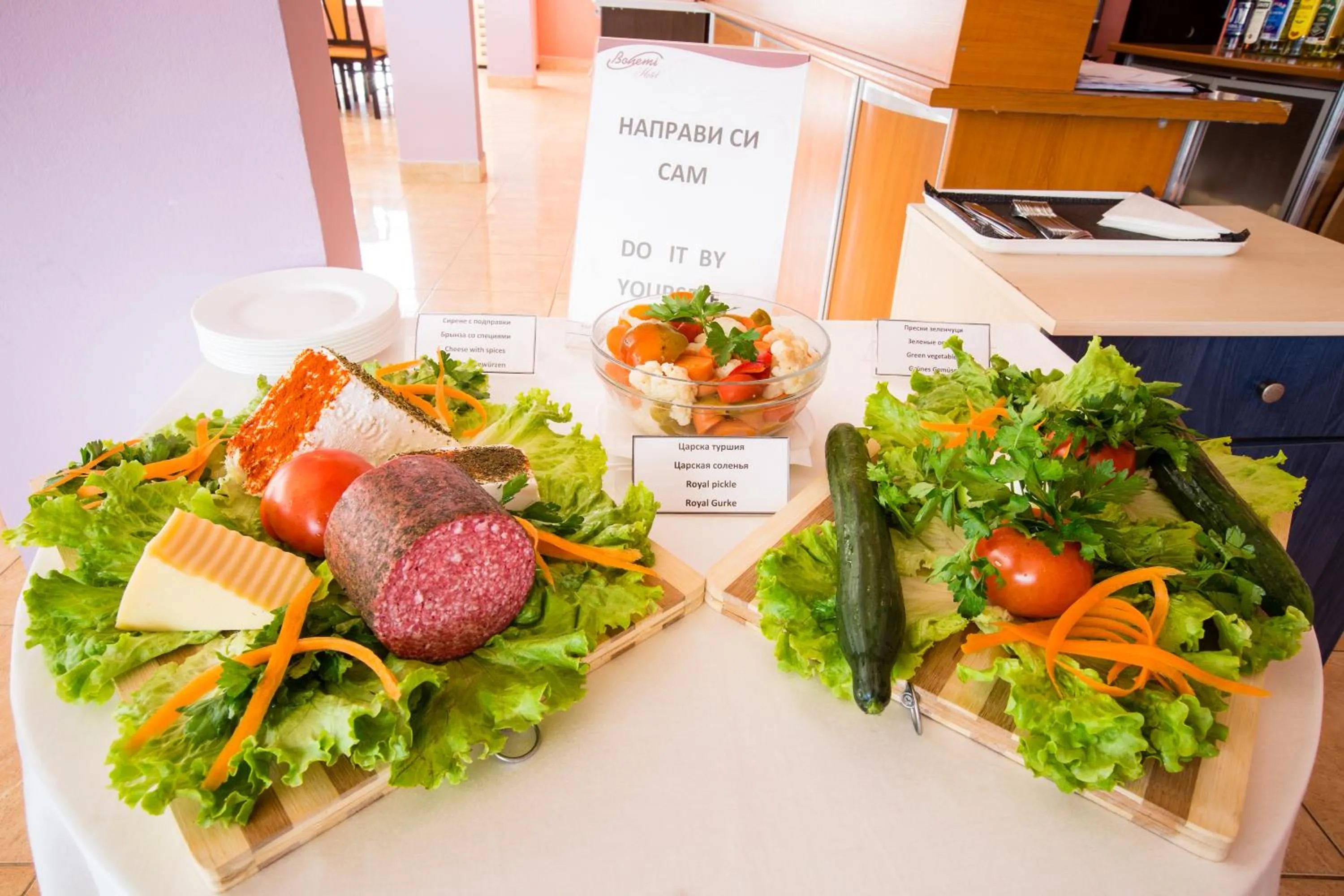 Food in Hotel Bohemi