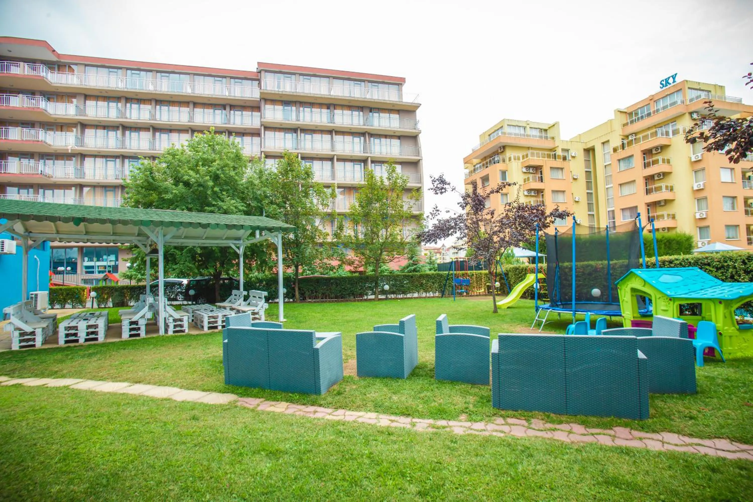 Garden in Hotel Bohemi