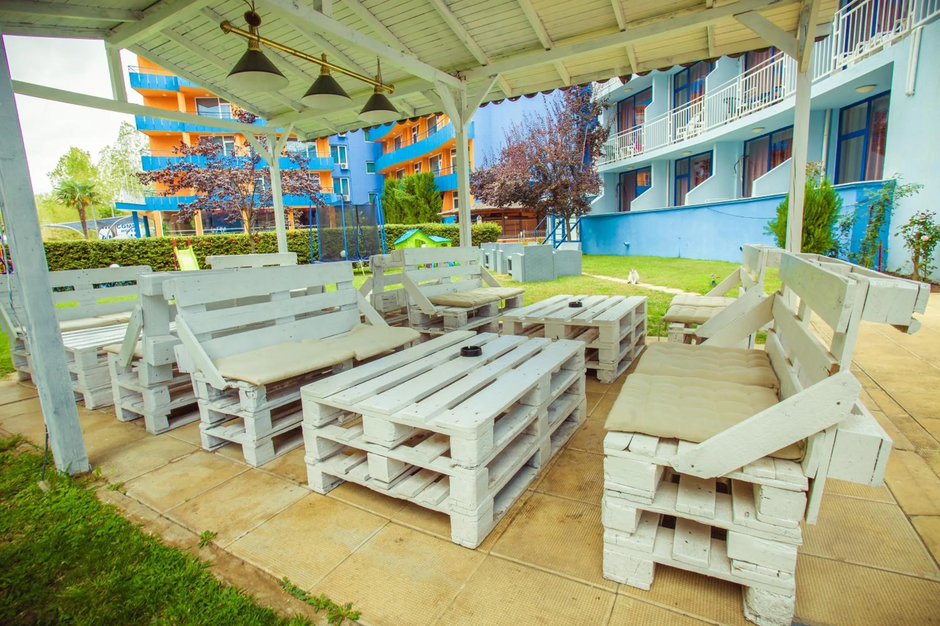 Patio in Hotel Bohemi