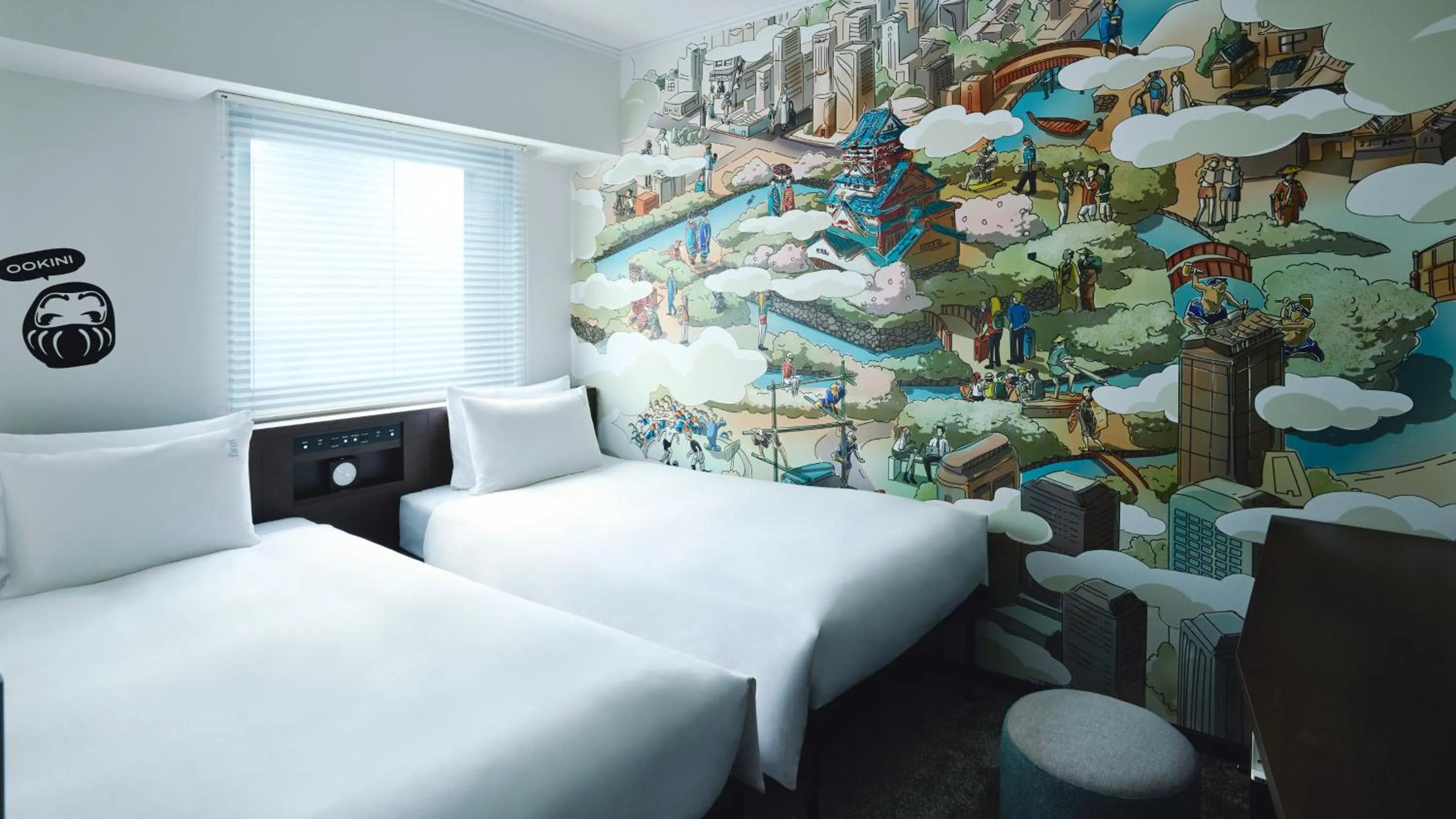 Bedroom, Bed in Garner Hotel Osaka Honmachi Station by IHG