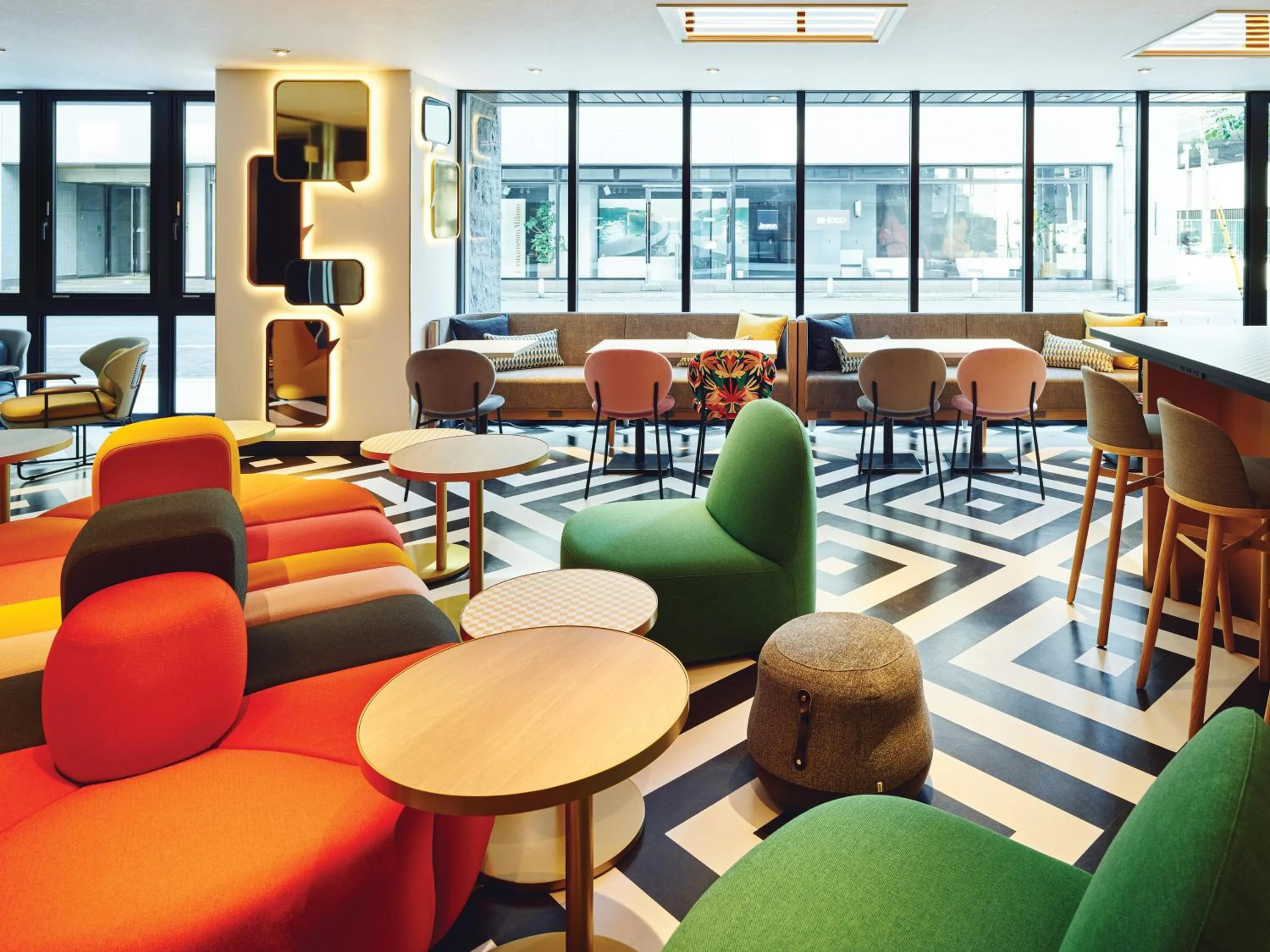 Seating area in Garner Hotel Osaka Honmachi Station by IHG