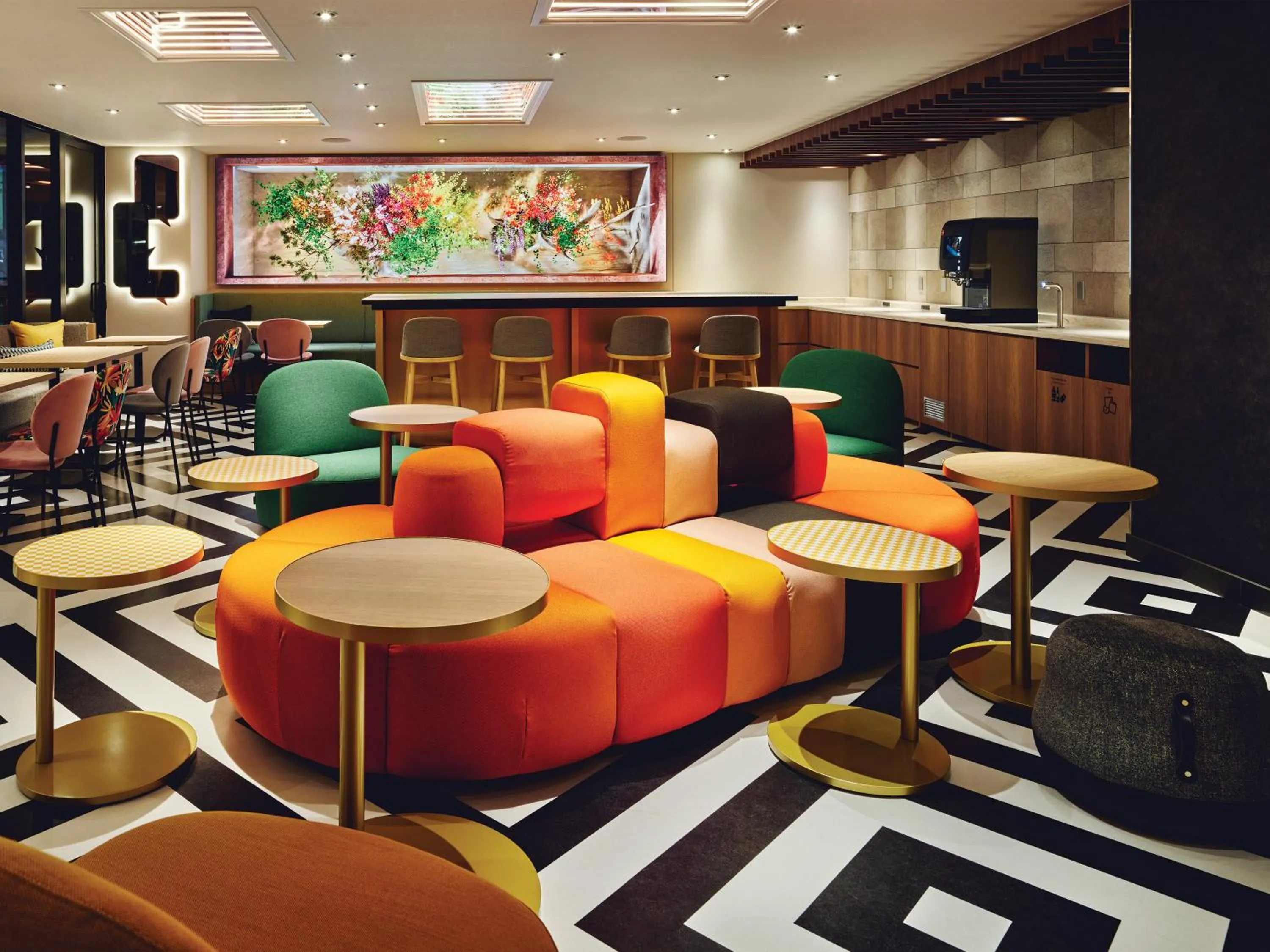 Seating area in Garner Hotel Osaka Honmachi Station by IHG