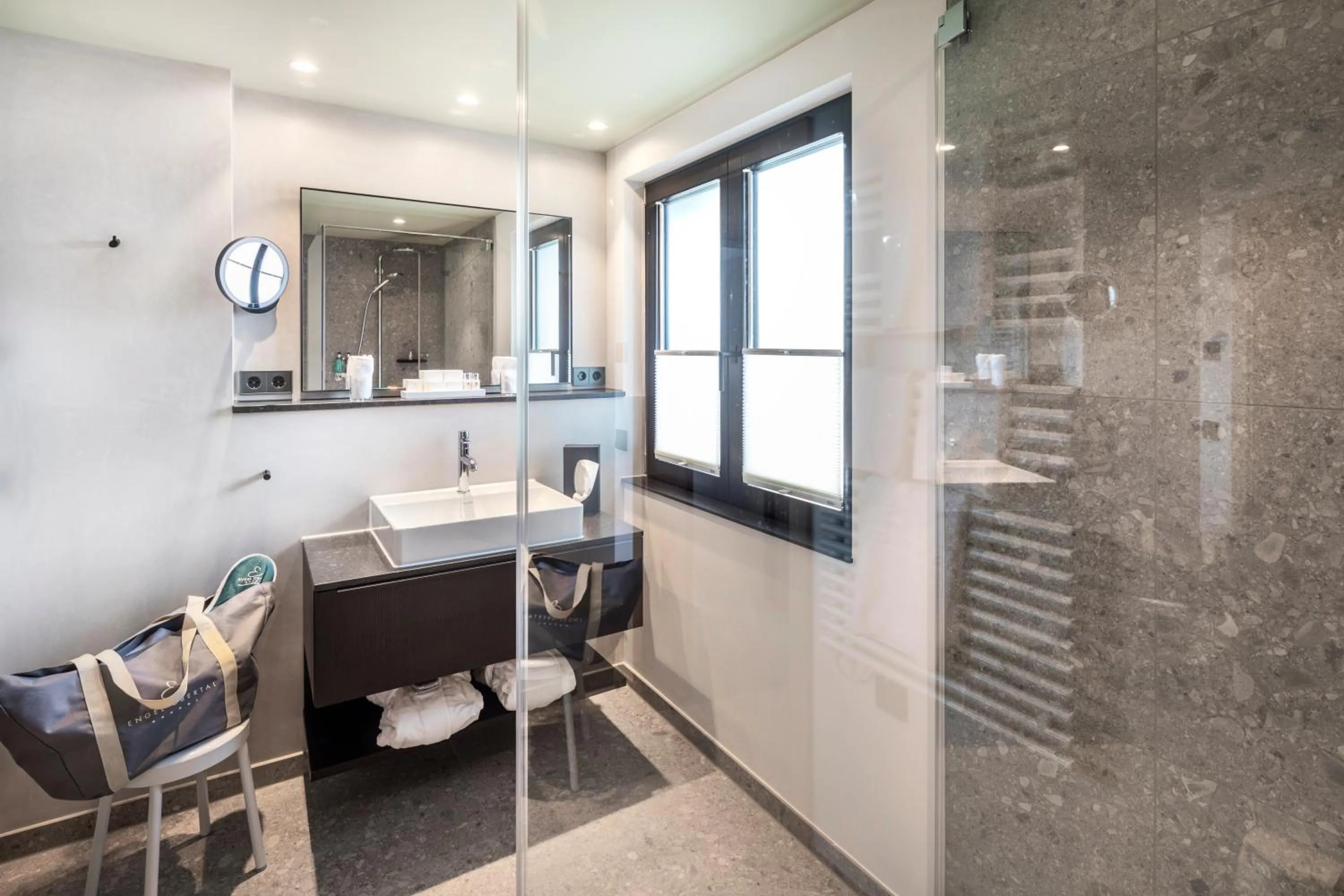 Bathroom in Wellness & Genuss Resort - Engel Obertal