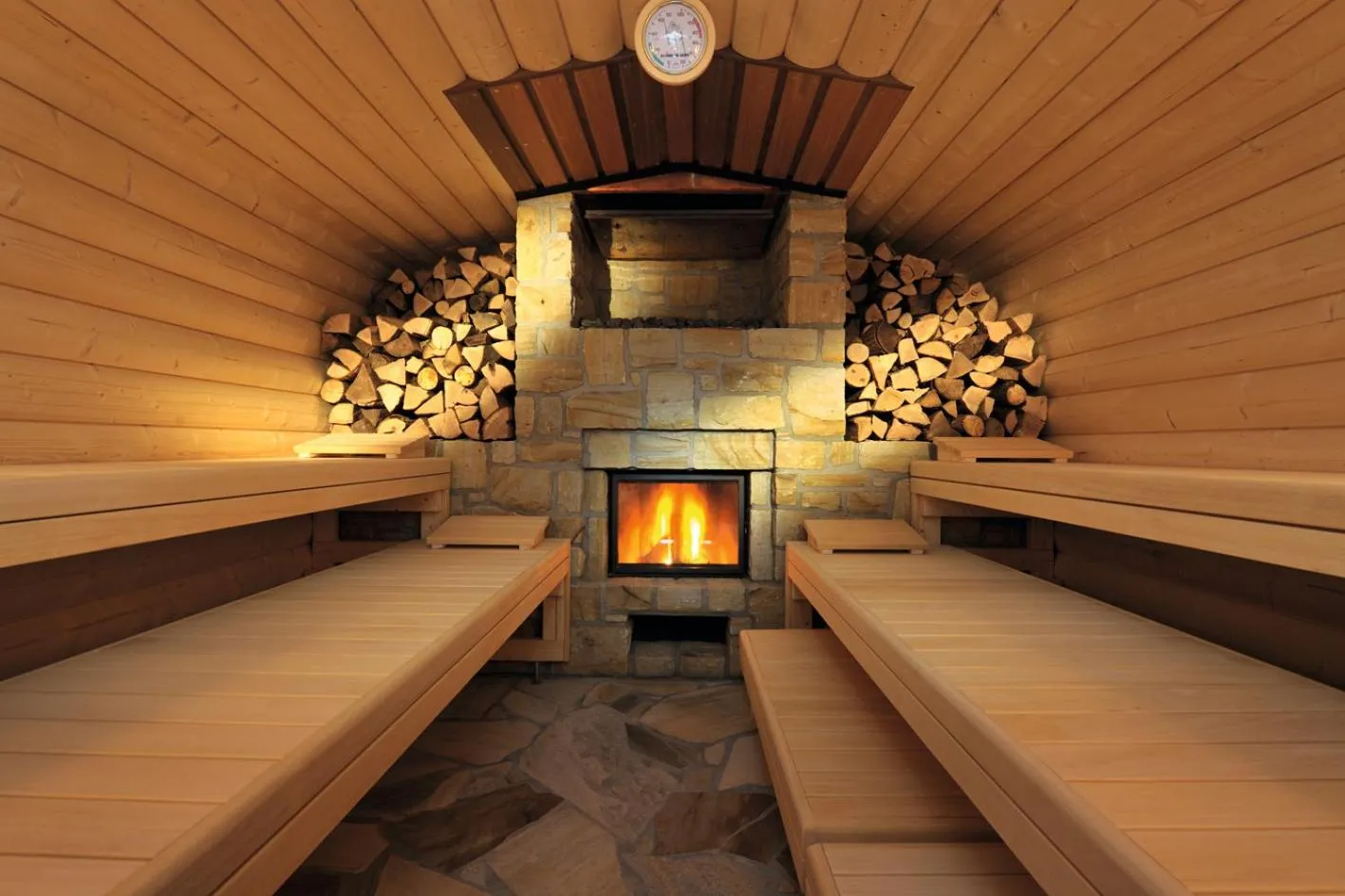 Sauna in Wellness & Genuss Resort - Engel Obertal