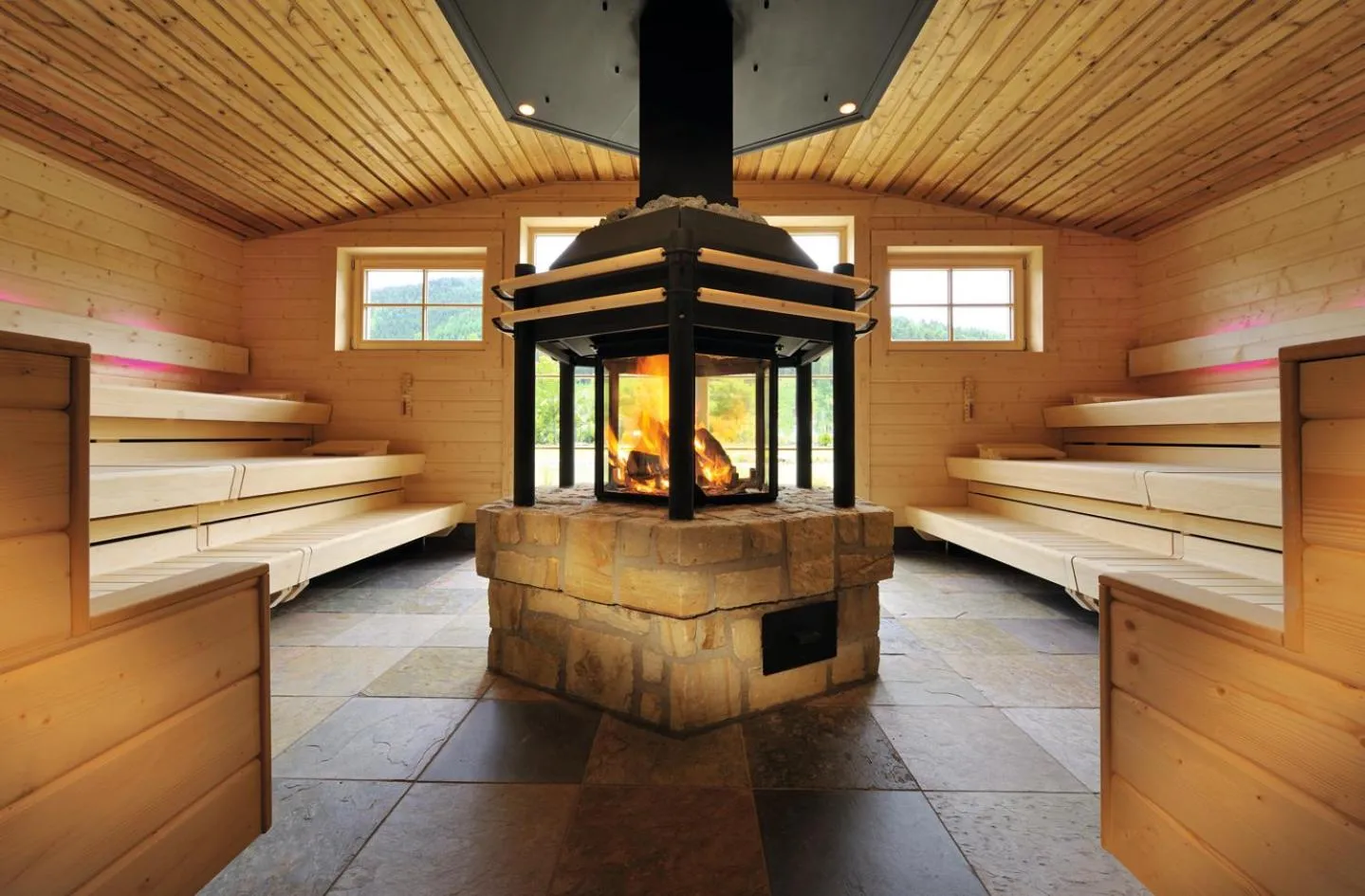 Sauna, Bed in Wellness & Genuss Resort - Engel Obertal