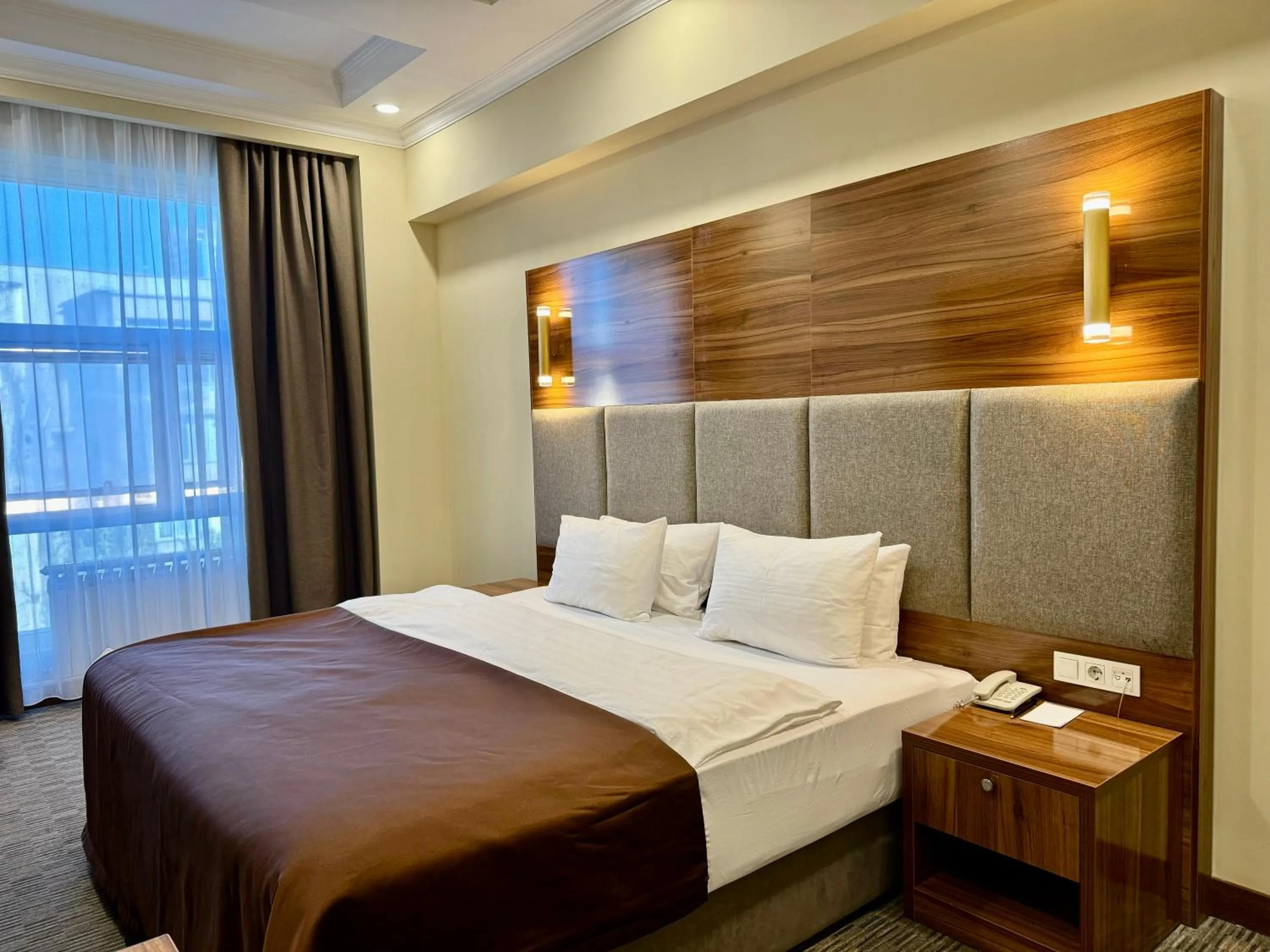 Bed in Grand Hotel Eurasia