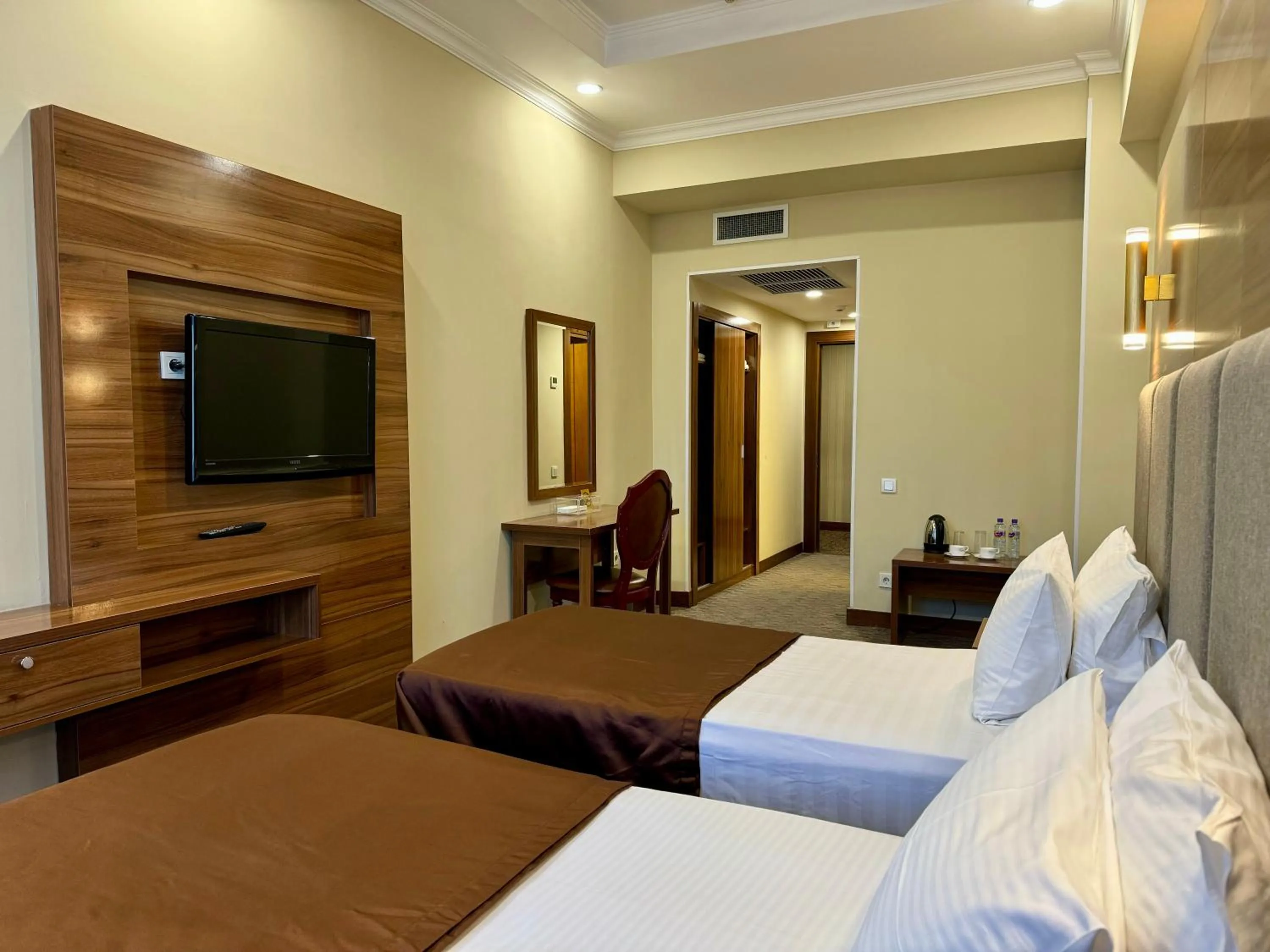 Bed in Grand Hotel Eurasia