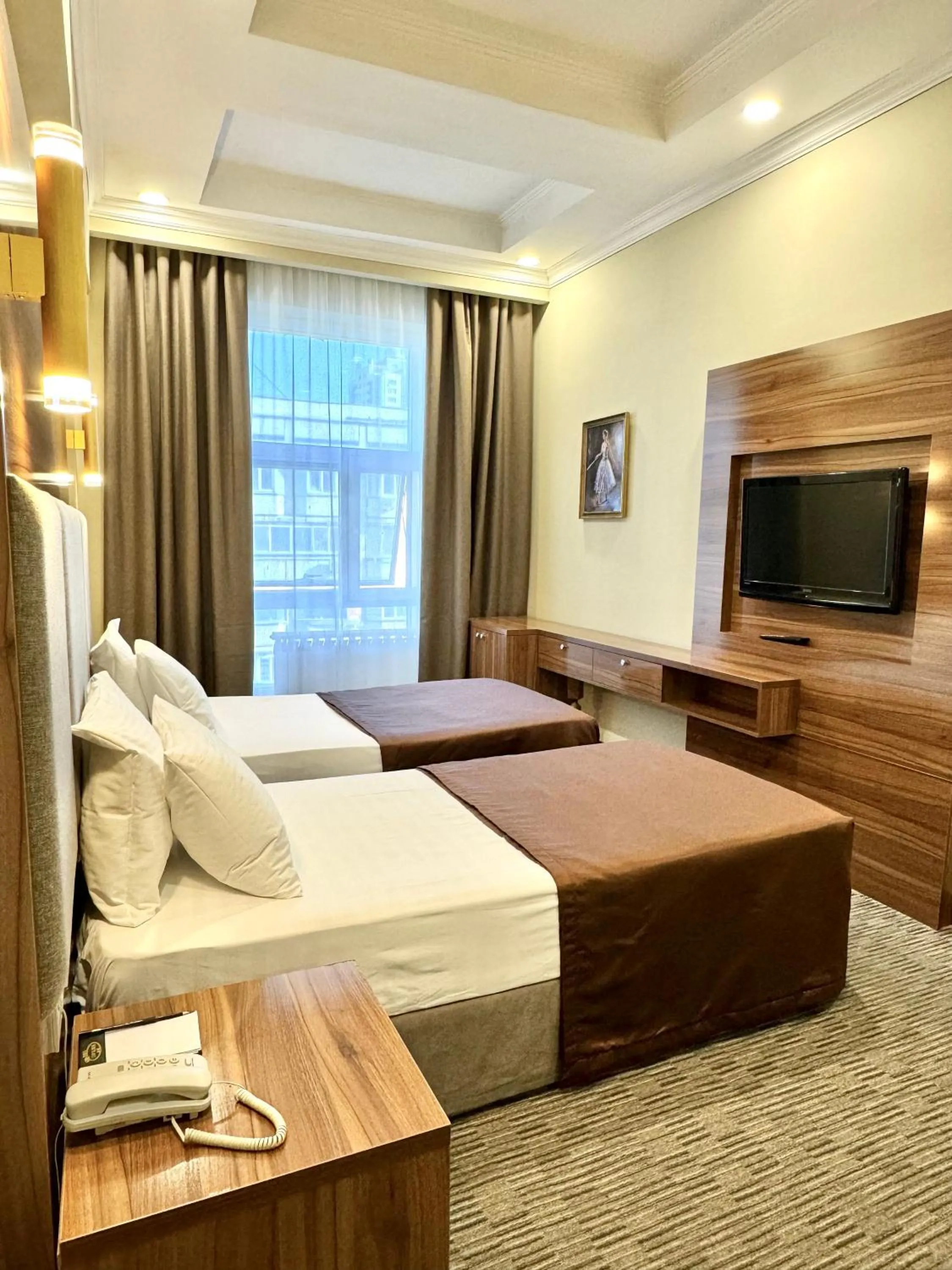 Bed in Grand Hotel Eurasia