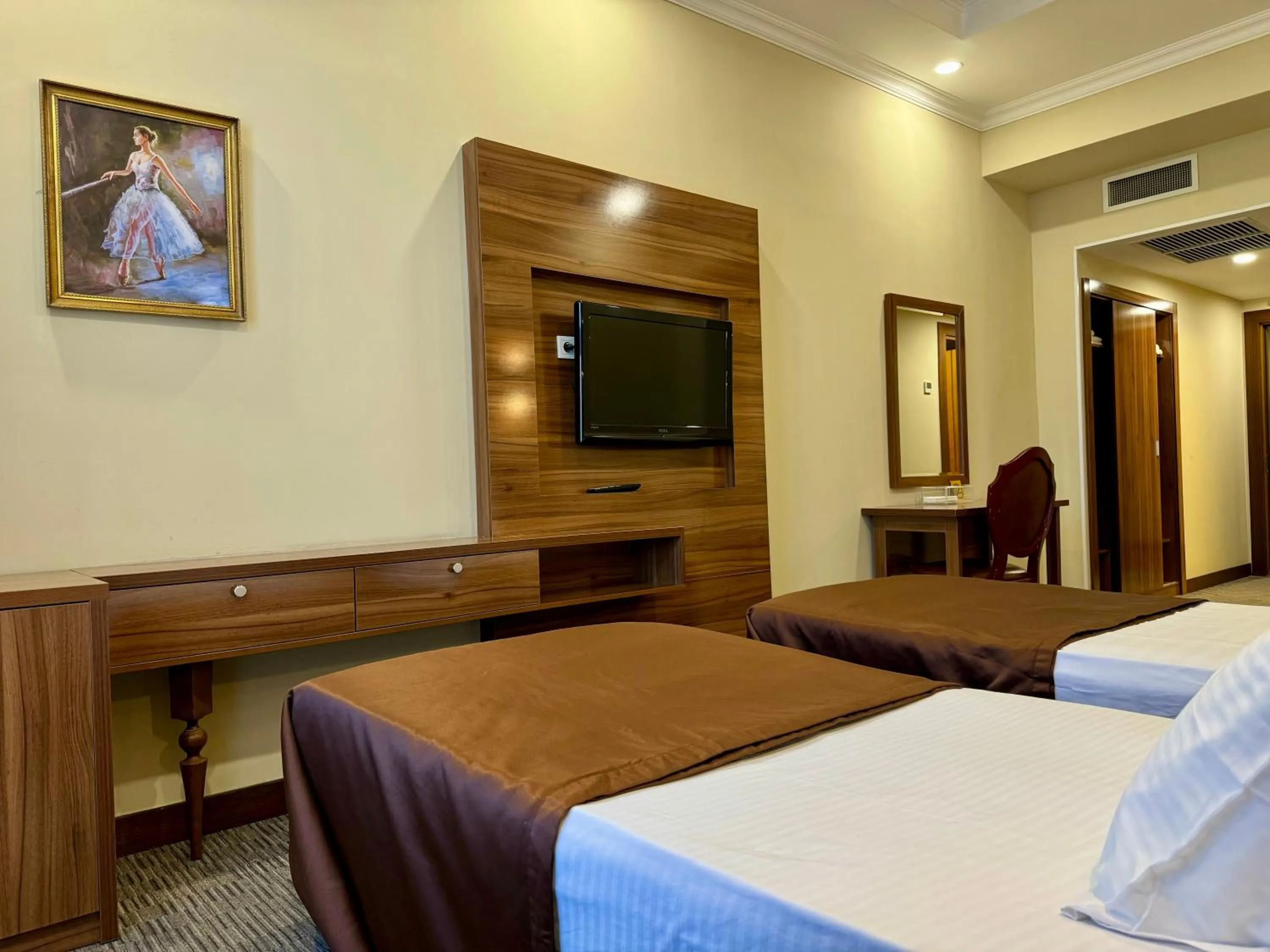 Bed in Grand Hotel Eurasia