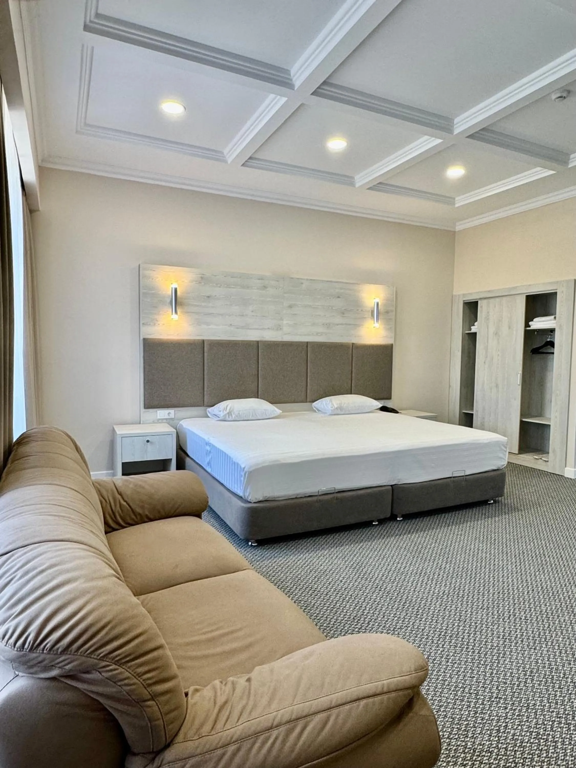 Seating area, Bed in Grand Hotel Eurasia