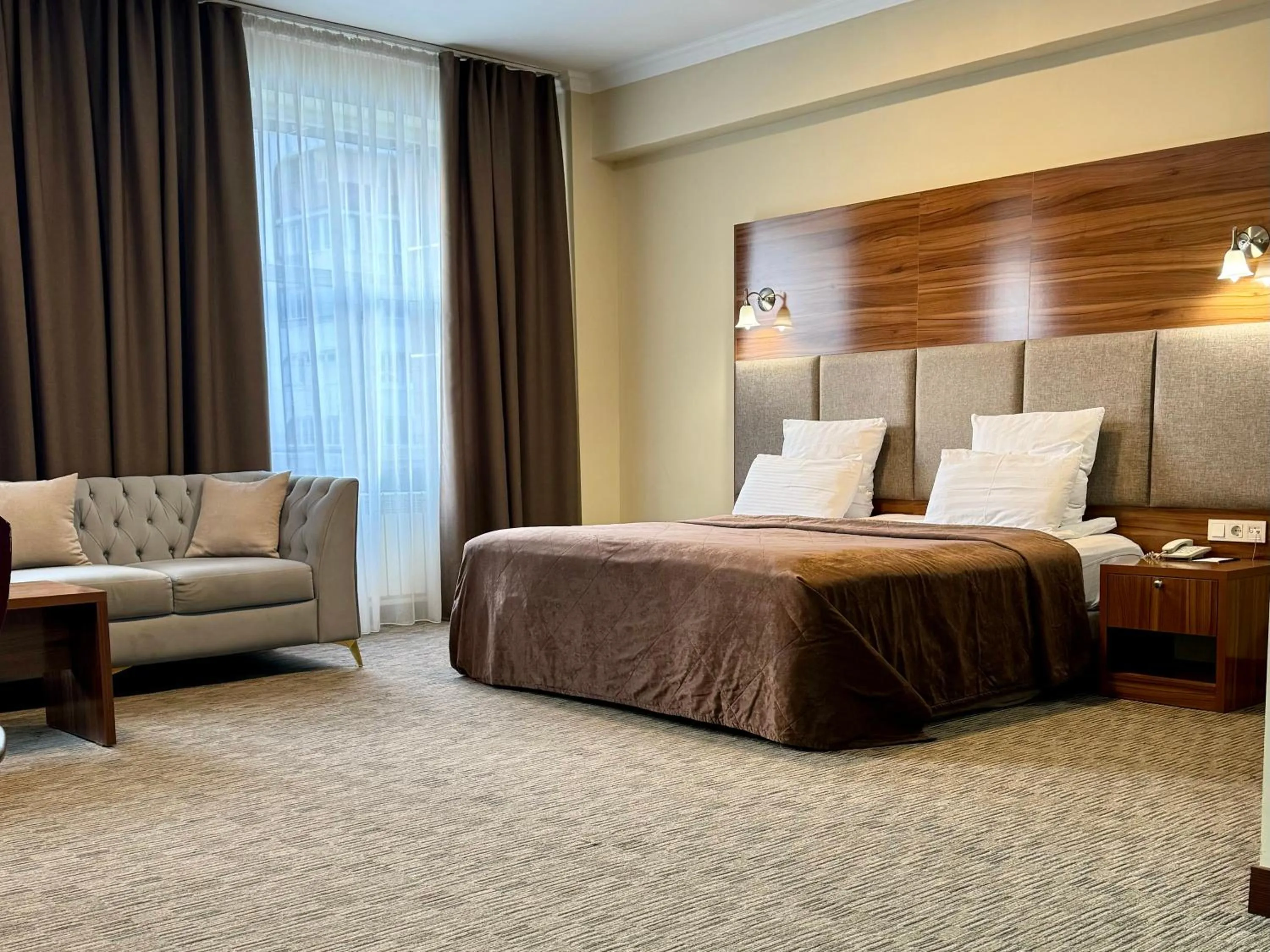 Bed in Grand Hotel Eurasia