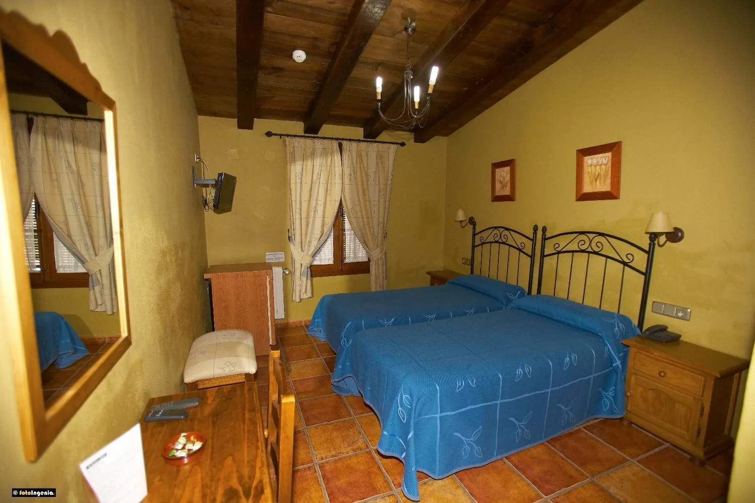 Photo of the whole room, Bed in Hotel Enrique Calvillo