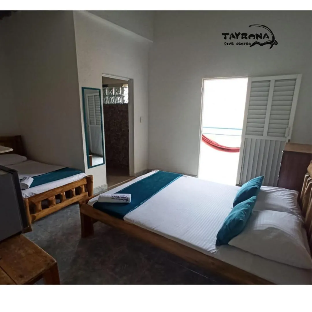 Bed in Tayrona Dive Center