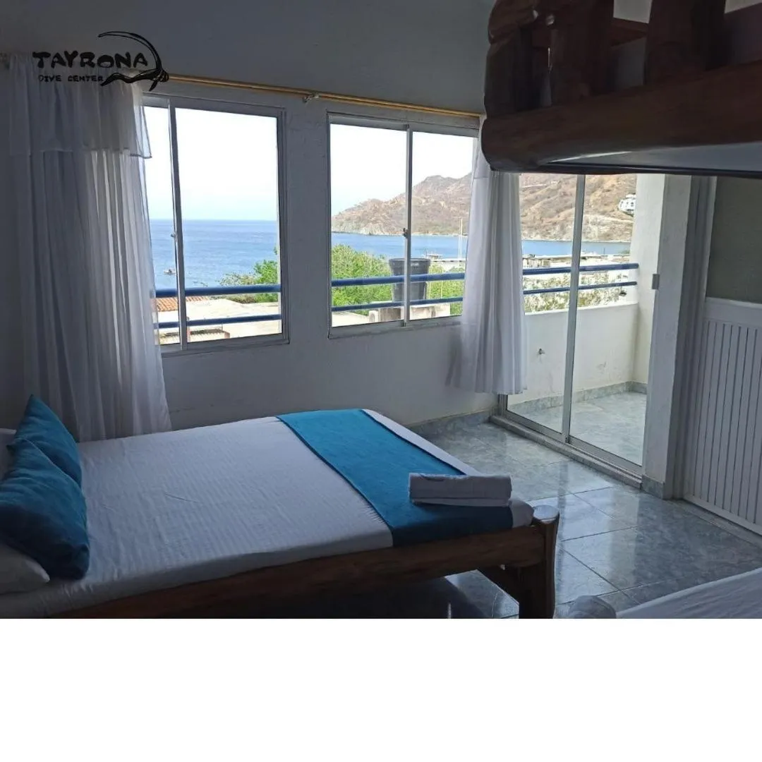 Bed in Tayrona Dive Center