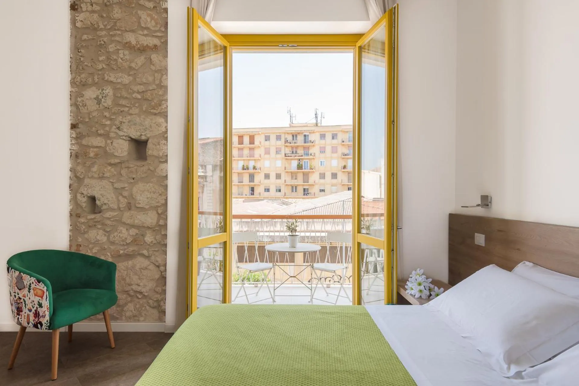 Balcony/Terrace, Bed in Archinuè