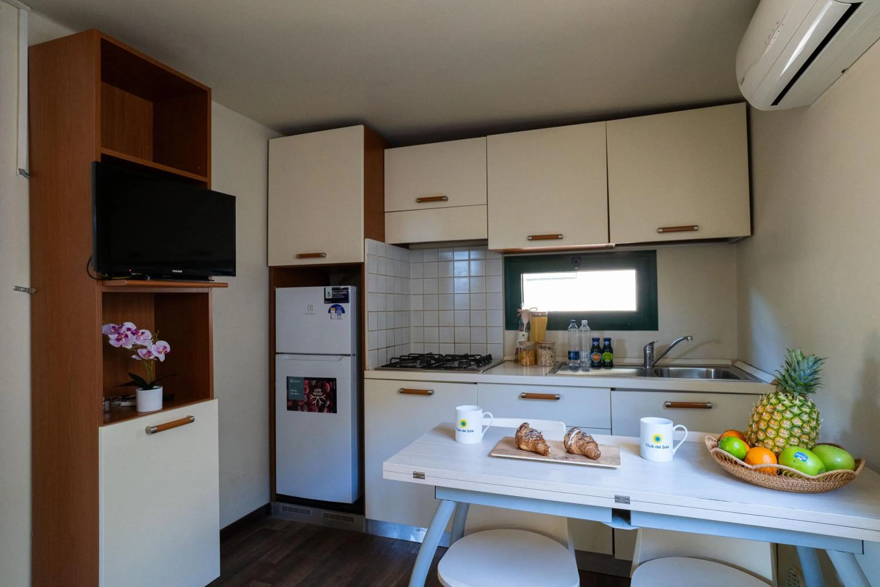 kitchen in Club del Sole Adriano Family Camping Village