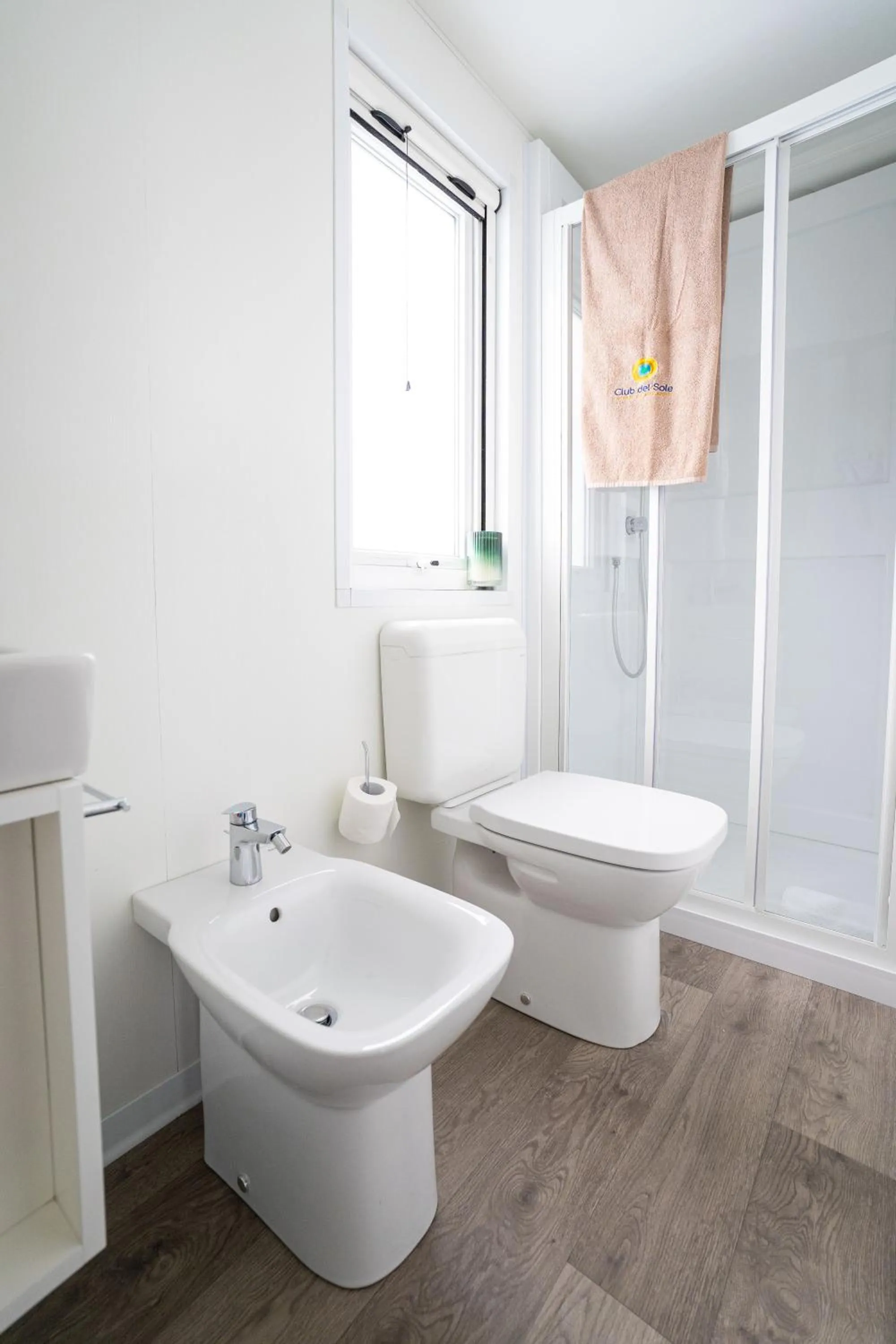 Bathroom in Club del Sole Adriano Family Camping Village