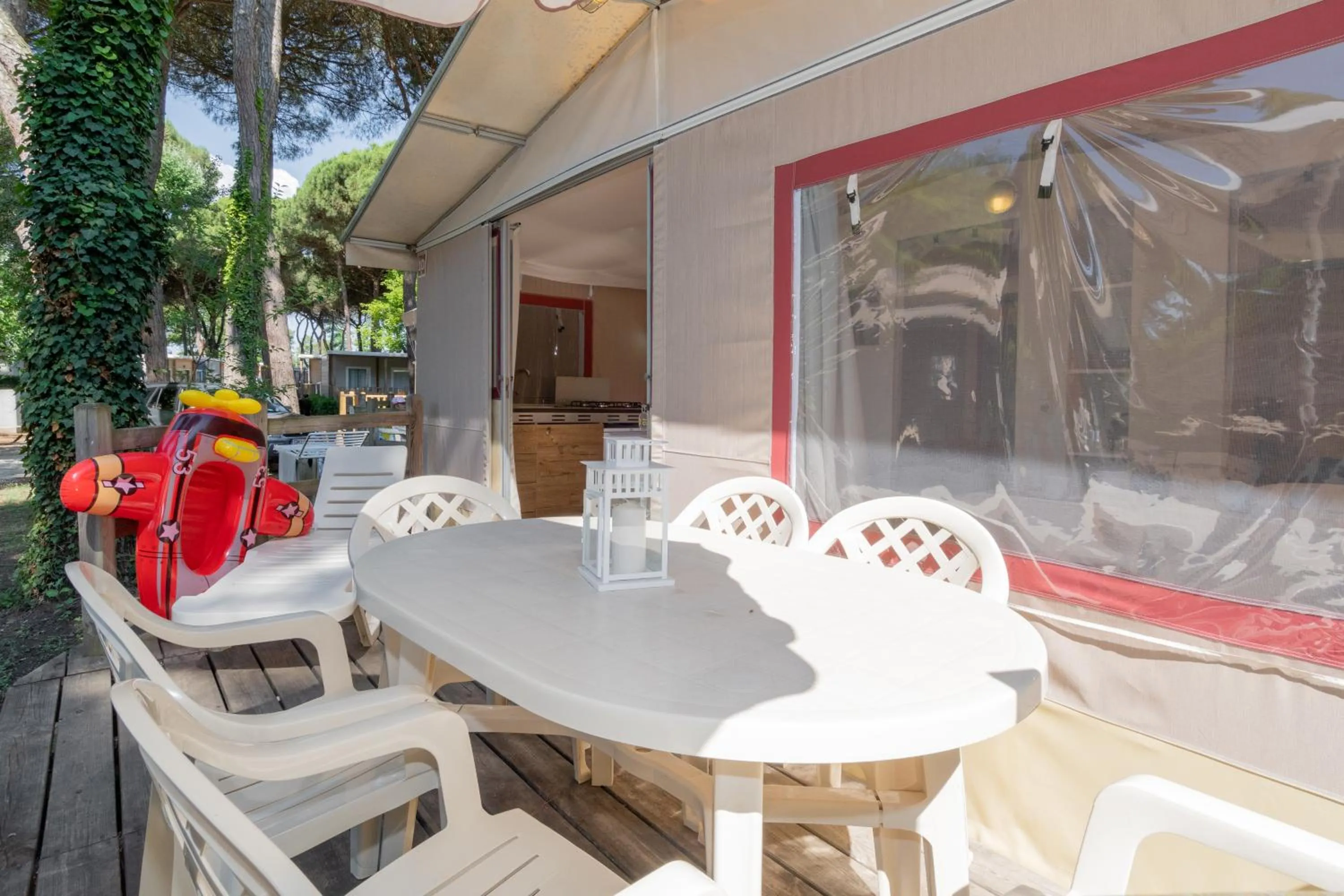 Patio in Club del Sole Adriano Family Camping Village