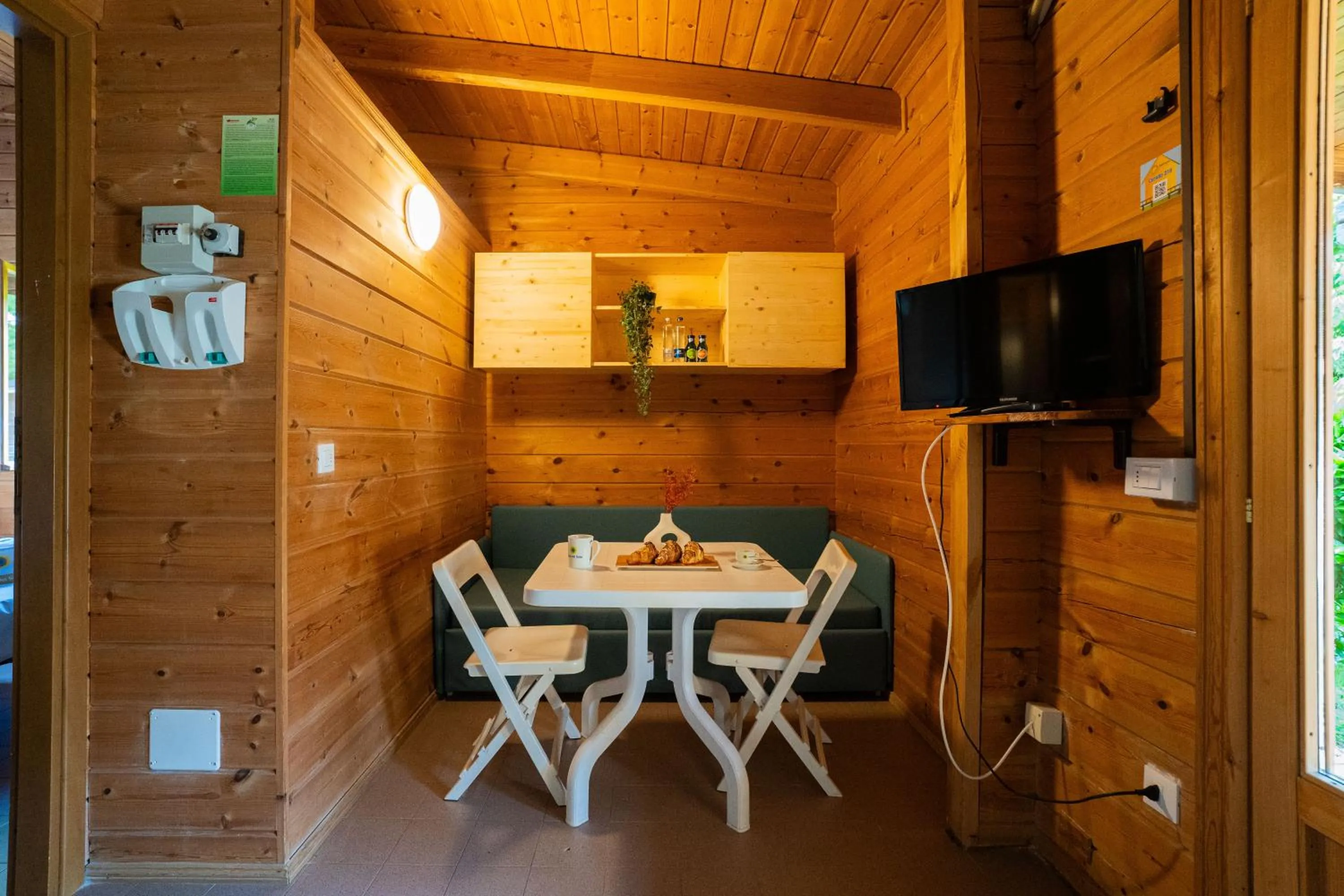 Living room in Club del Sole Adriano Family Camping Village