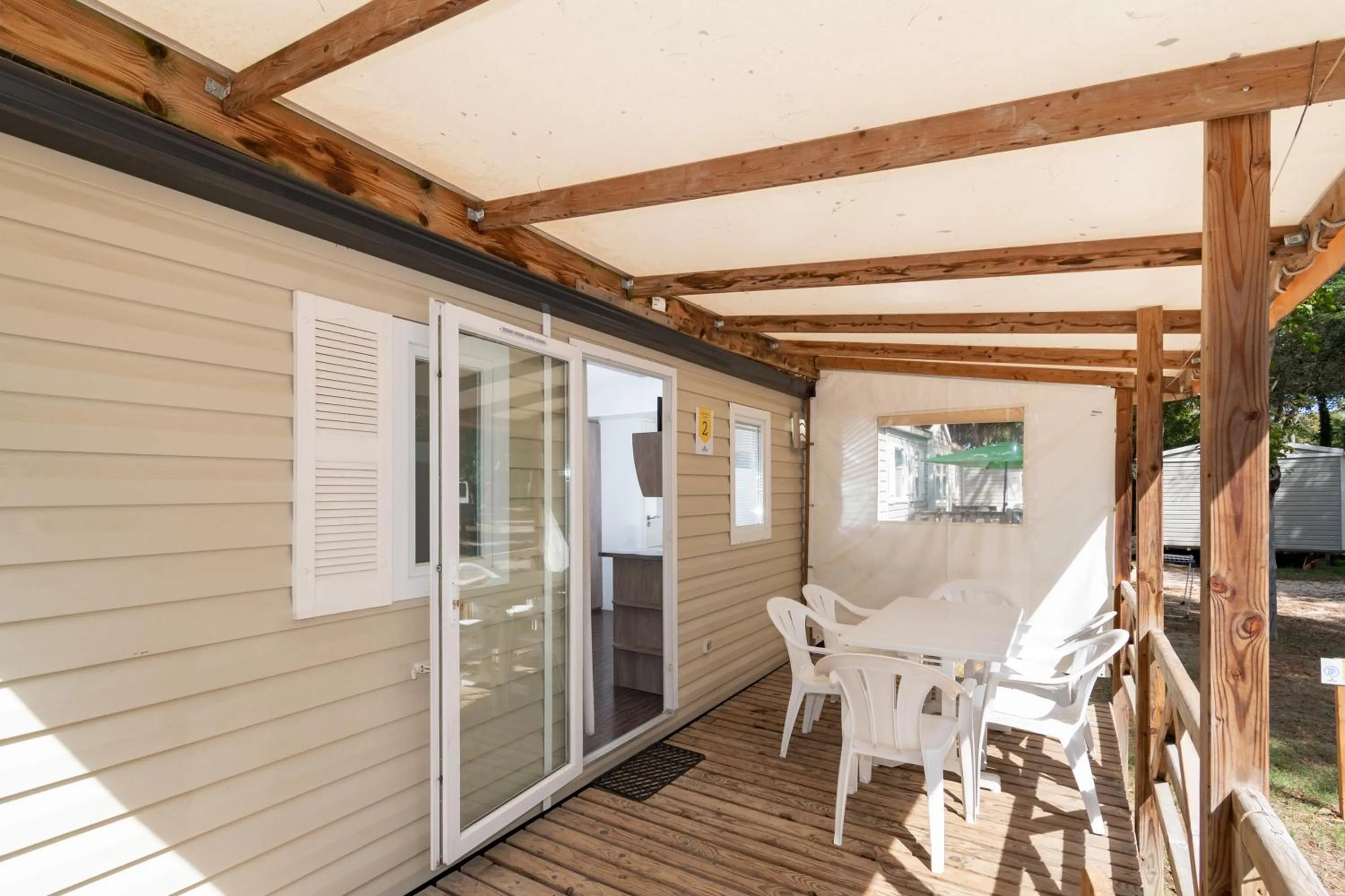 Patio in Club del Sole Adriano Family Camping Village