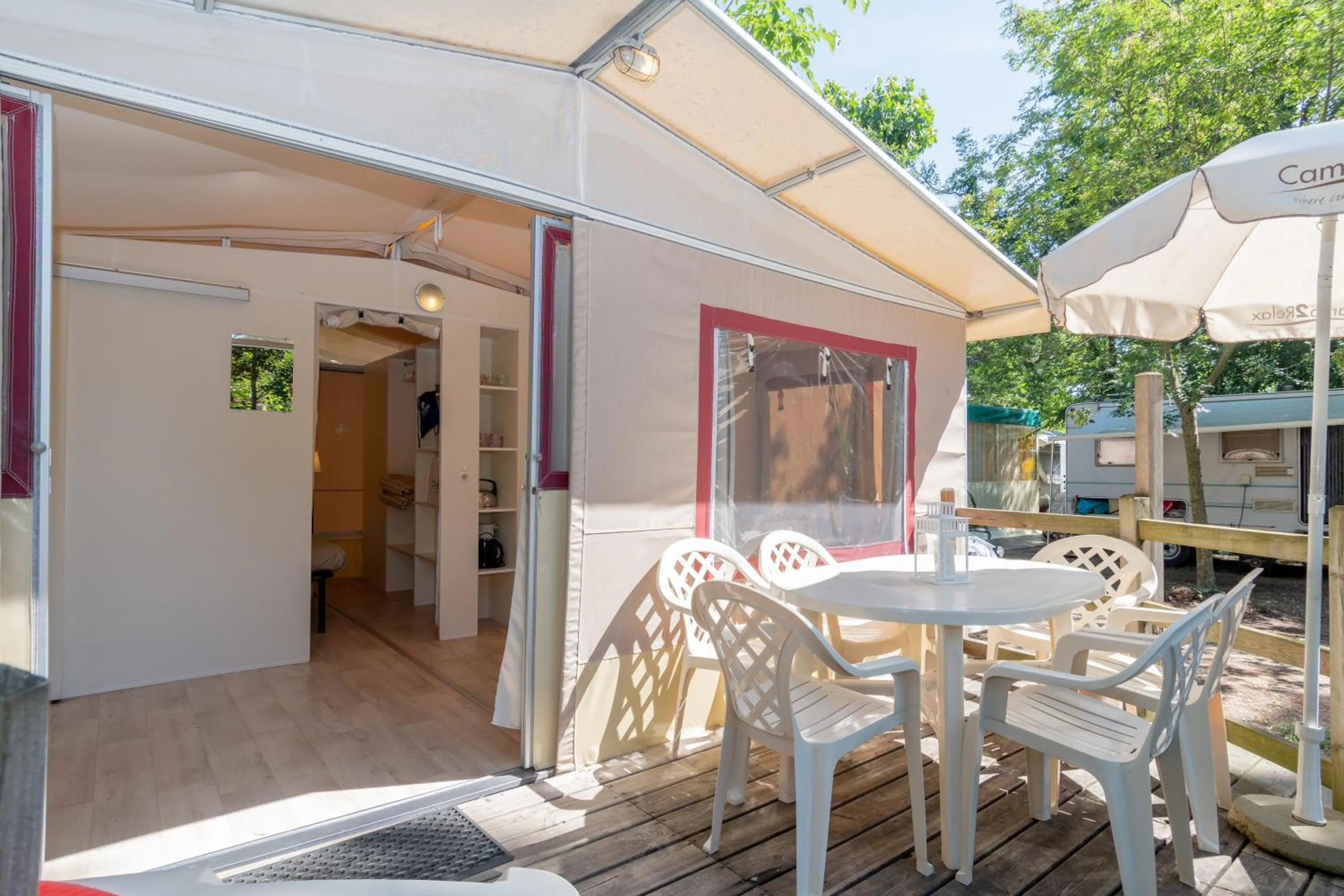 Patio in Club del Sole Adriano Family Camping Village