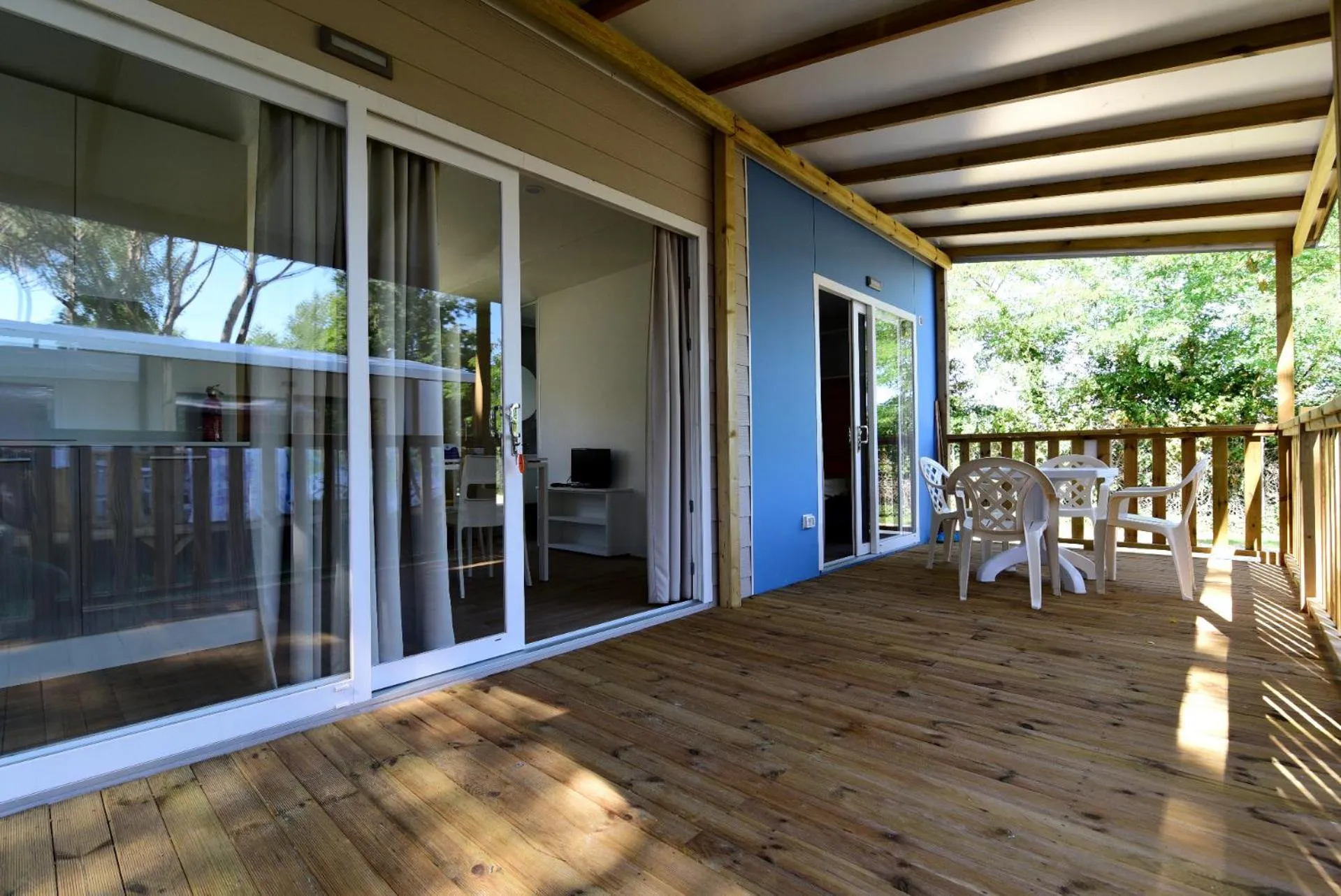 Patio in Club del Sole Adriano Family Camping Village
