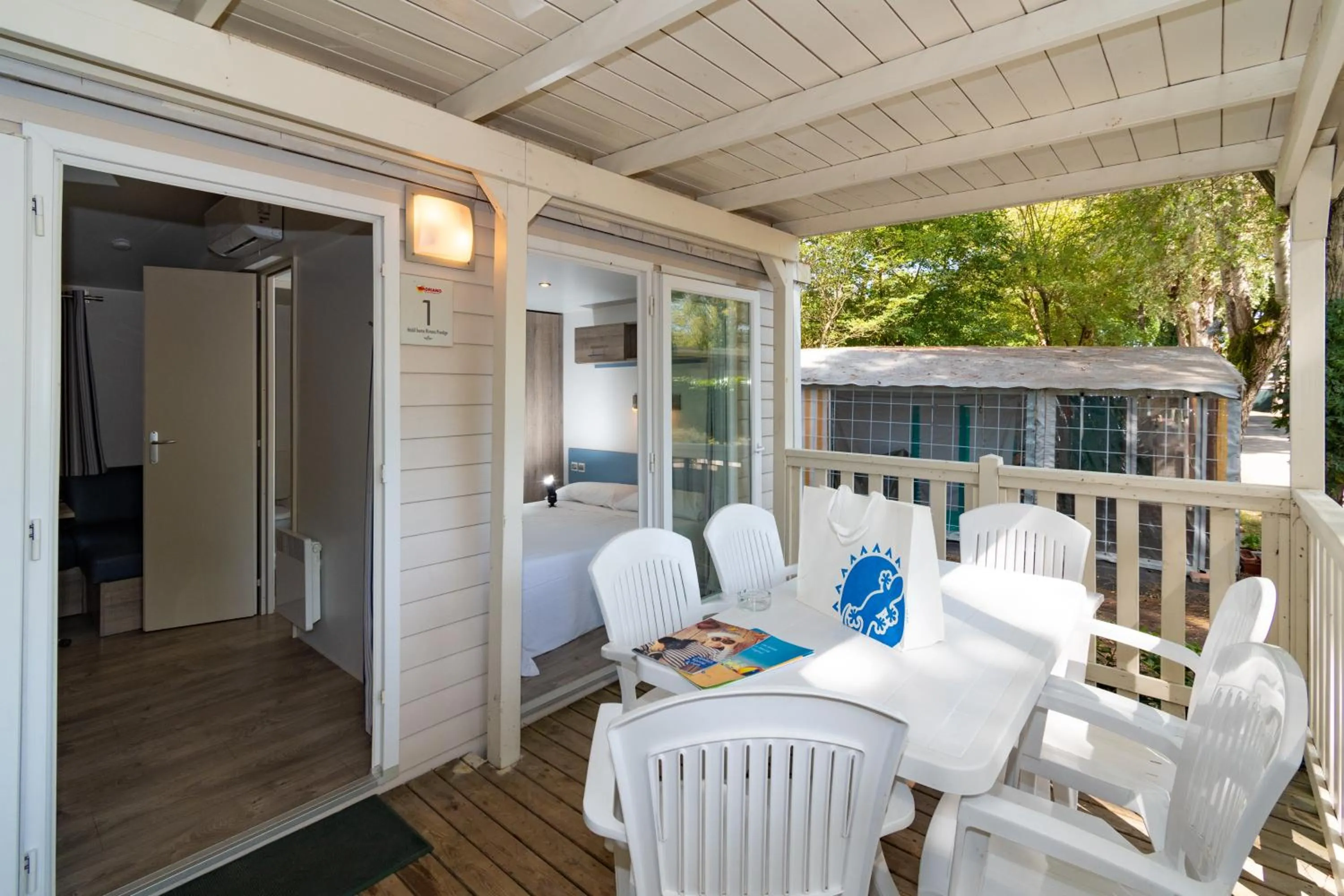 Patio in Club del Sole Adriano Family Camping Village