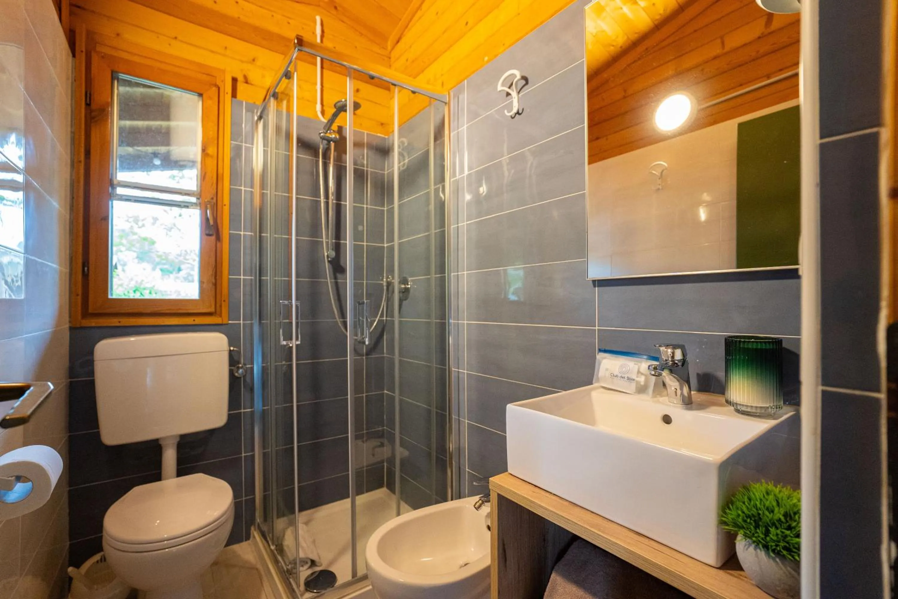 Bathroom in Club del Sole Adriano Family Camping Village