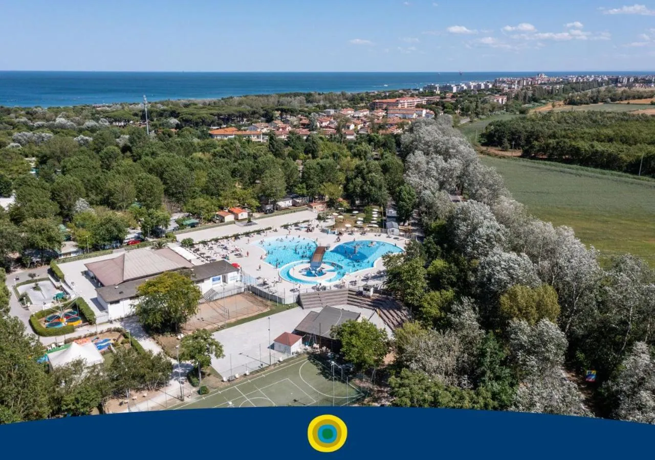Bird's eye view in Club del Sole Adriano Family Camping Village