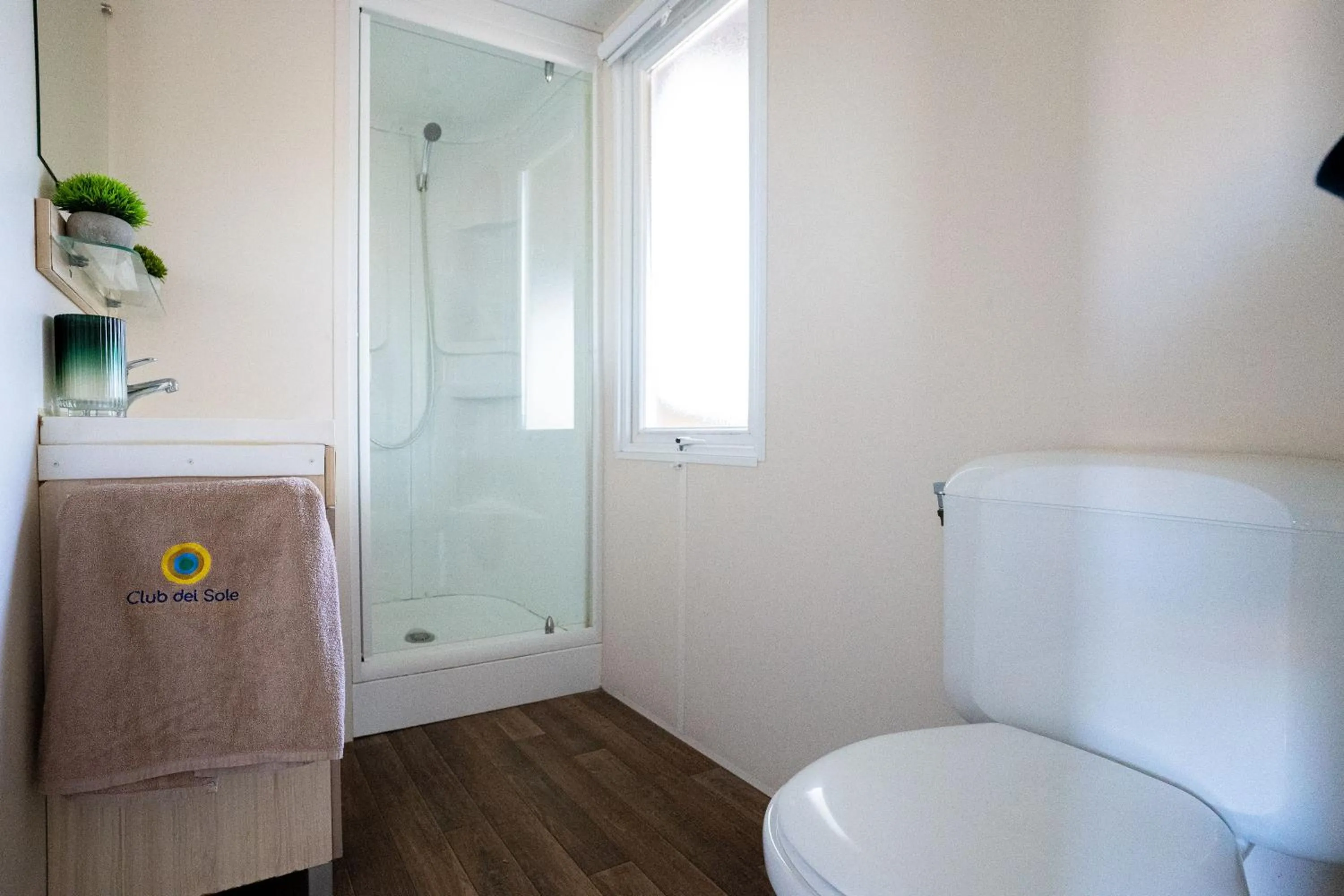 Bathroom in Club del Sole Adriano Family Camping Village