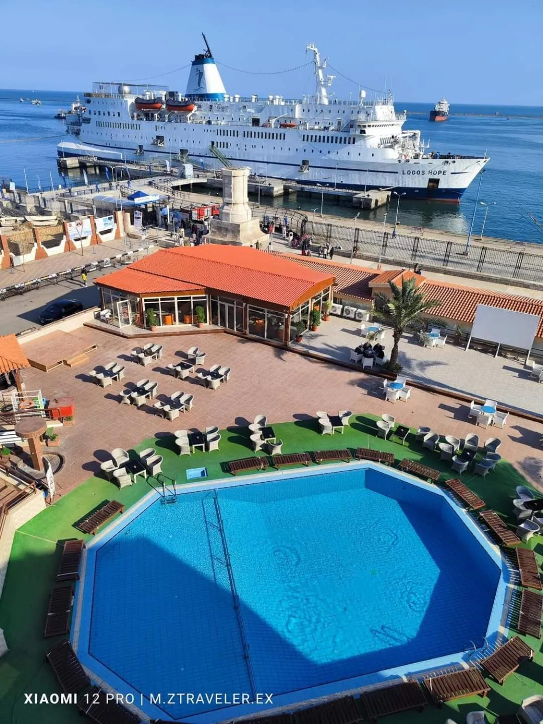 Sea view in Resta Port Said Hotel