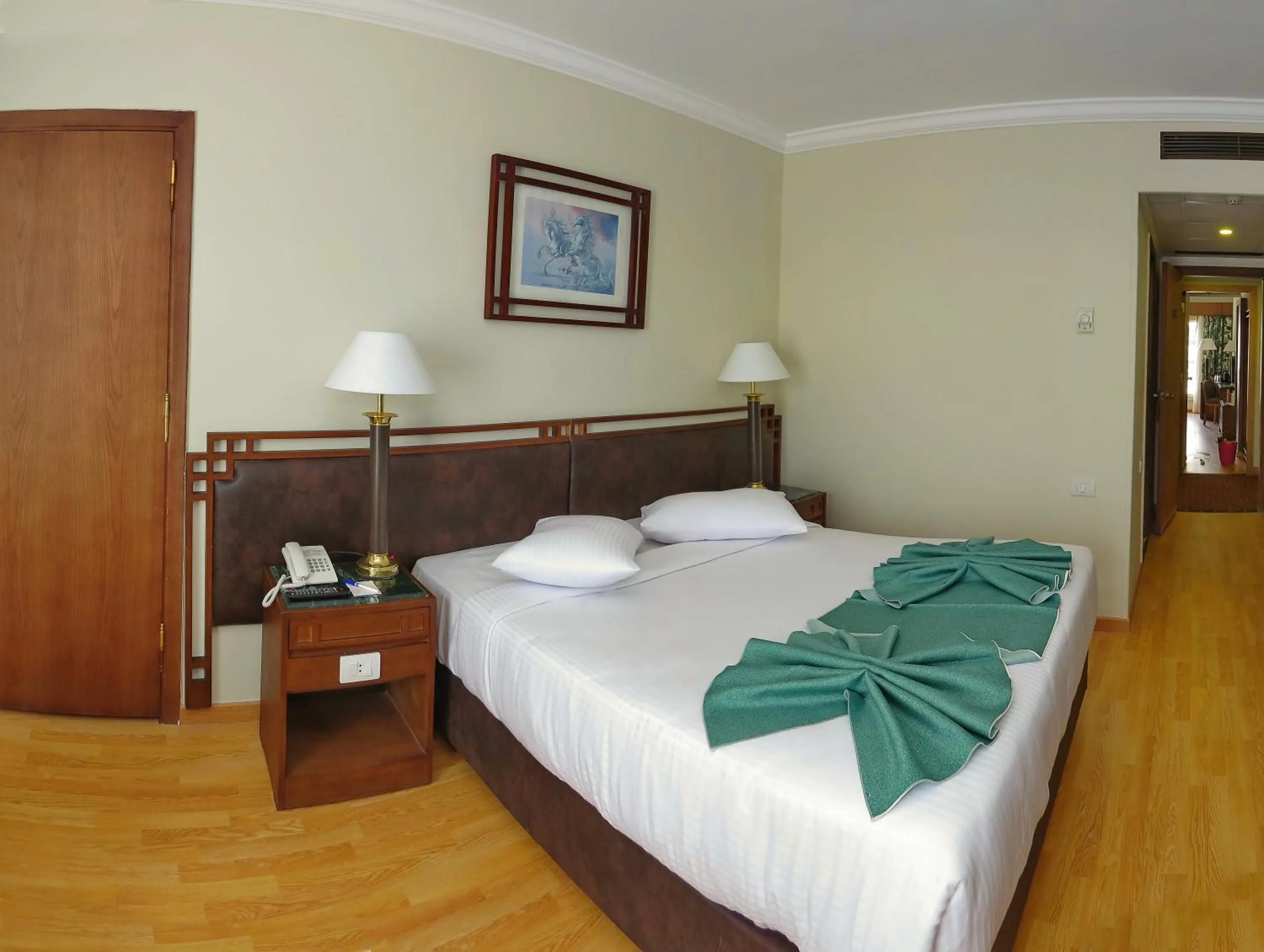 Photo of the whole room, Bed in Resta Port Said Hotel