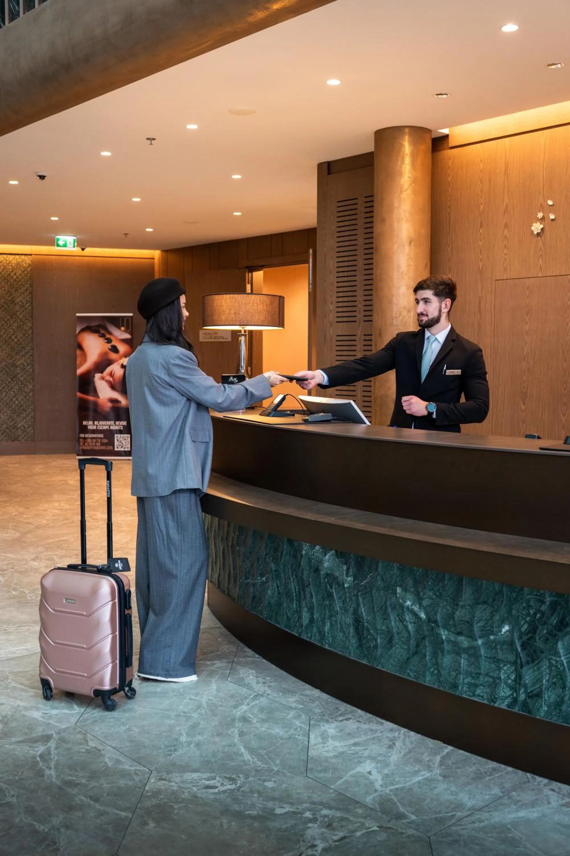 Lobby or reception in Hilton Sofia